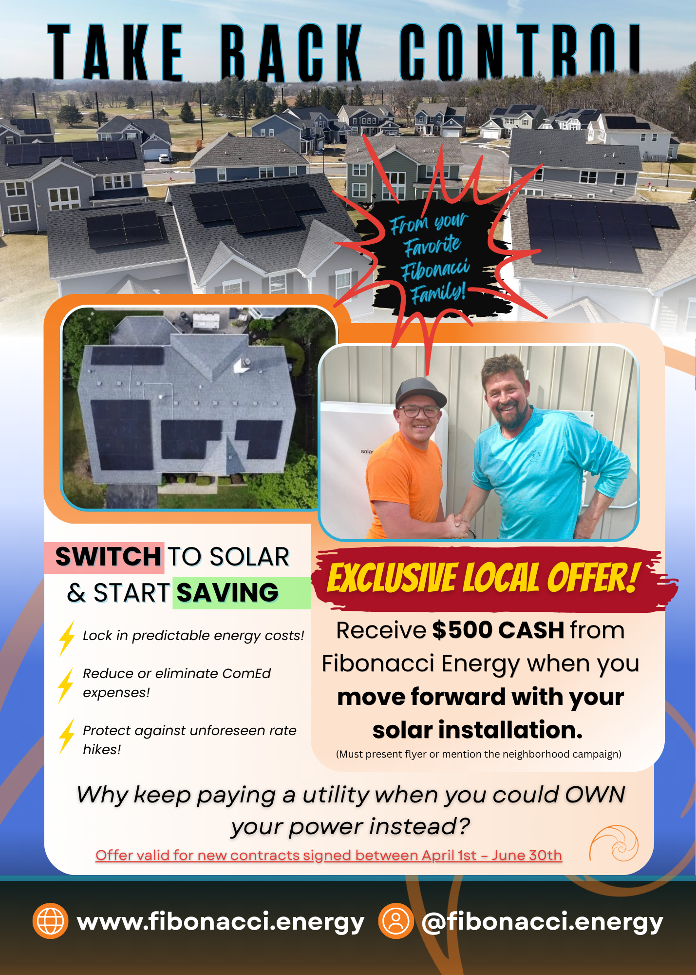 The GG Marketing x Fibonacci "Take Back Control" Campaign