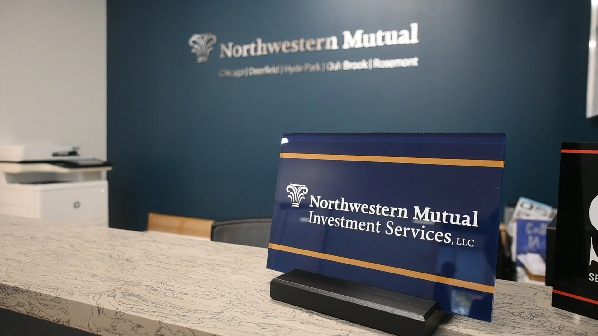 Northwestern Mutual Hyde Park Office Front Desk.