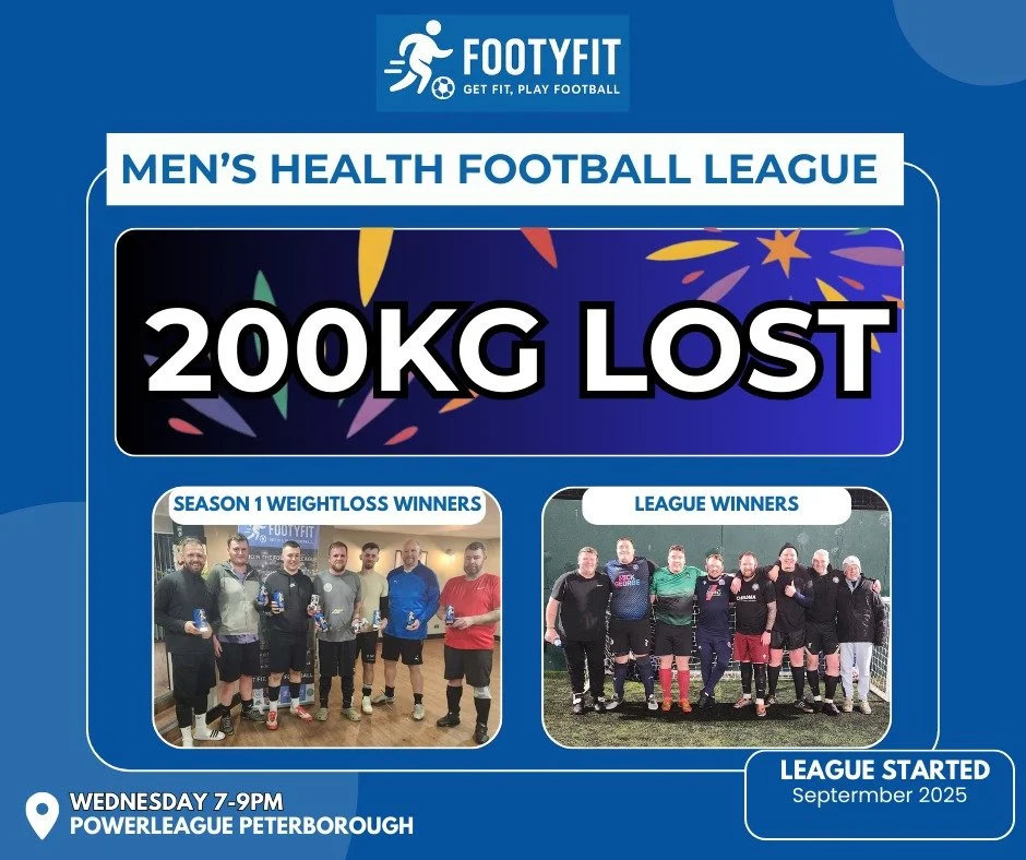 🔥 200KG LOST 🔥

Since September.
Through football, accountability and community 💪⚽

Goals off the pitch matter just as much as goals on it.
This is FootyFit.

#FootyFit #MensHealth #ᴡᴇɪɢʜᴛʟᴏssᴊᴏᴜʀɴᴇʏ #200KG #footballcommunity