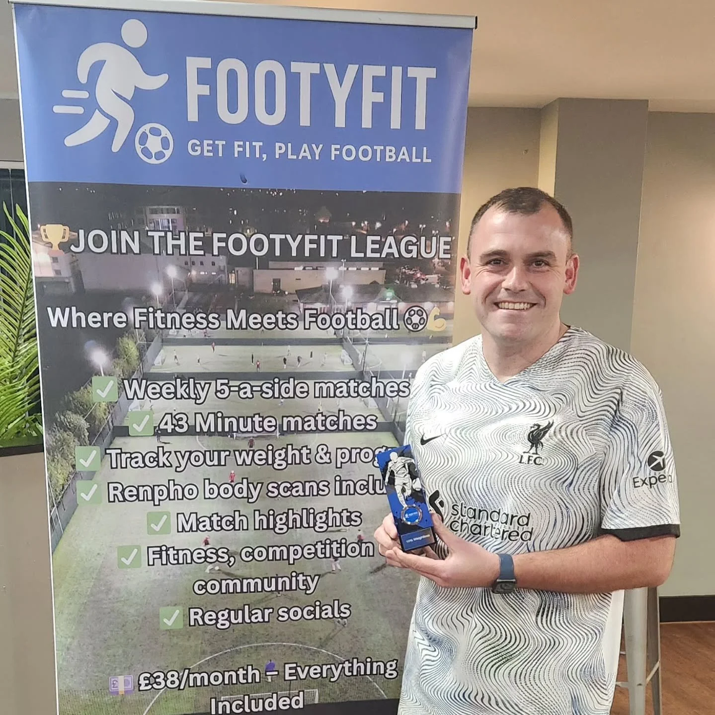 🏆 10% Weight Loss Achieved &ndash; Big Respect to James Curt! 🏆
James has been smashing it over the last few months with FootyFit, and today he&rsquo;s hit a huge milestone: 10% body weight lost. It&rsquo;s not just about the number on the scales &