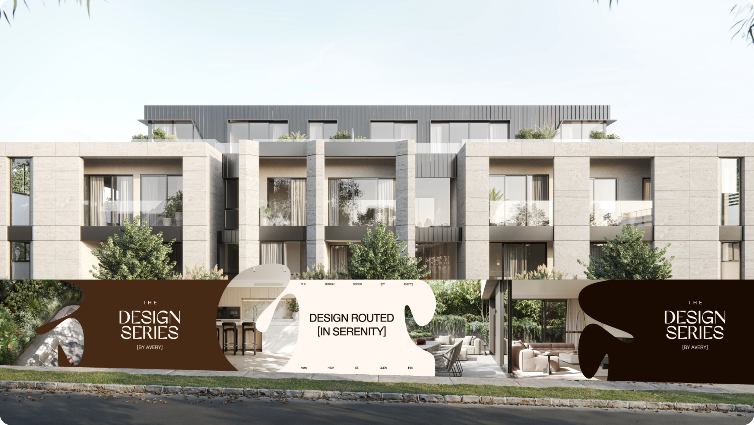 Hoarding Design for Luxury Apartment Complex Branding