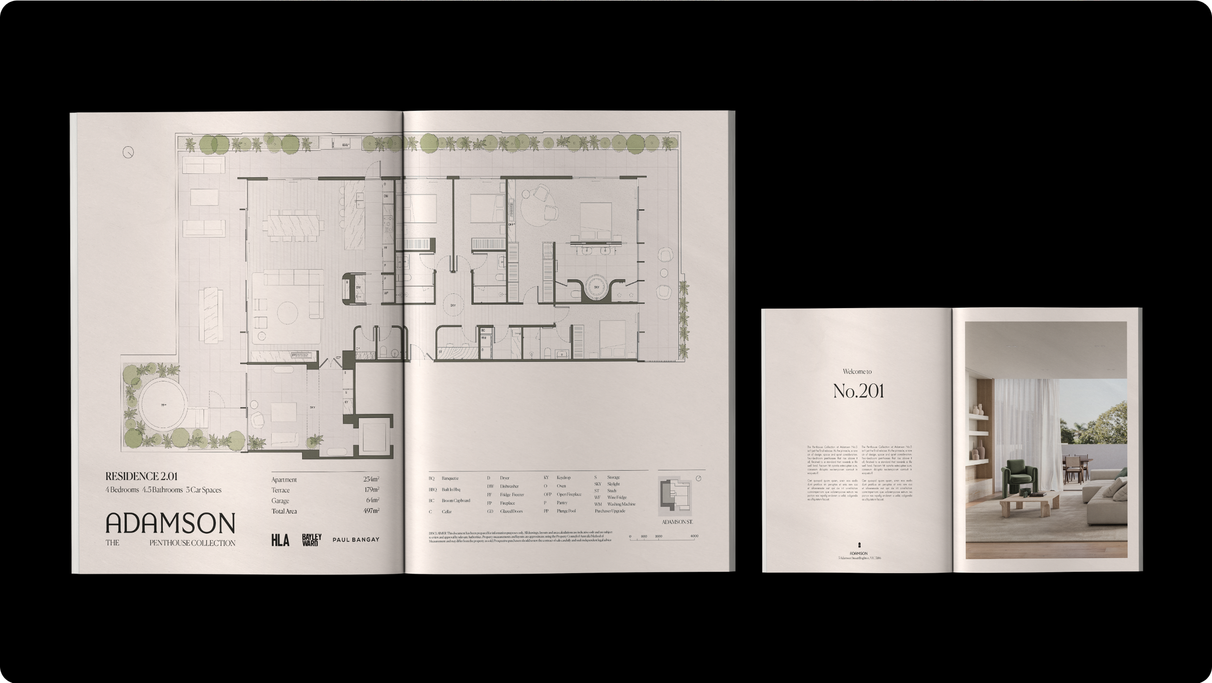 Off-Plan Real Estate Sales Brochure For Luxury Penthouse Apartment in Melbourne Australia