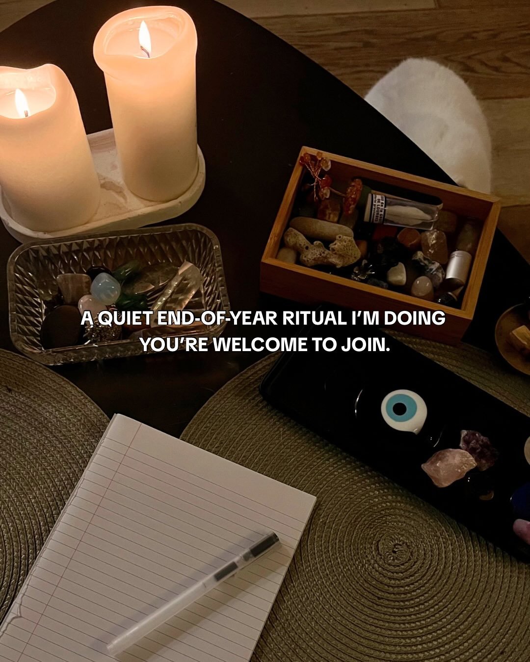 I&rsquo;m doing the 13 Wishes ritual this December (you&rsquo;ve probably already seen it all over insta and TikTok) &ndash; a traditional practice linked to Rauhn&auml;chte, the quiet days between Christmas and the new year.

You write 13 wishes as 
