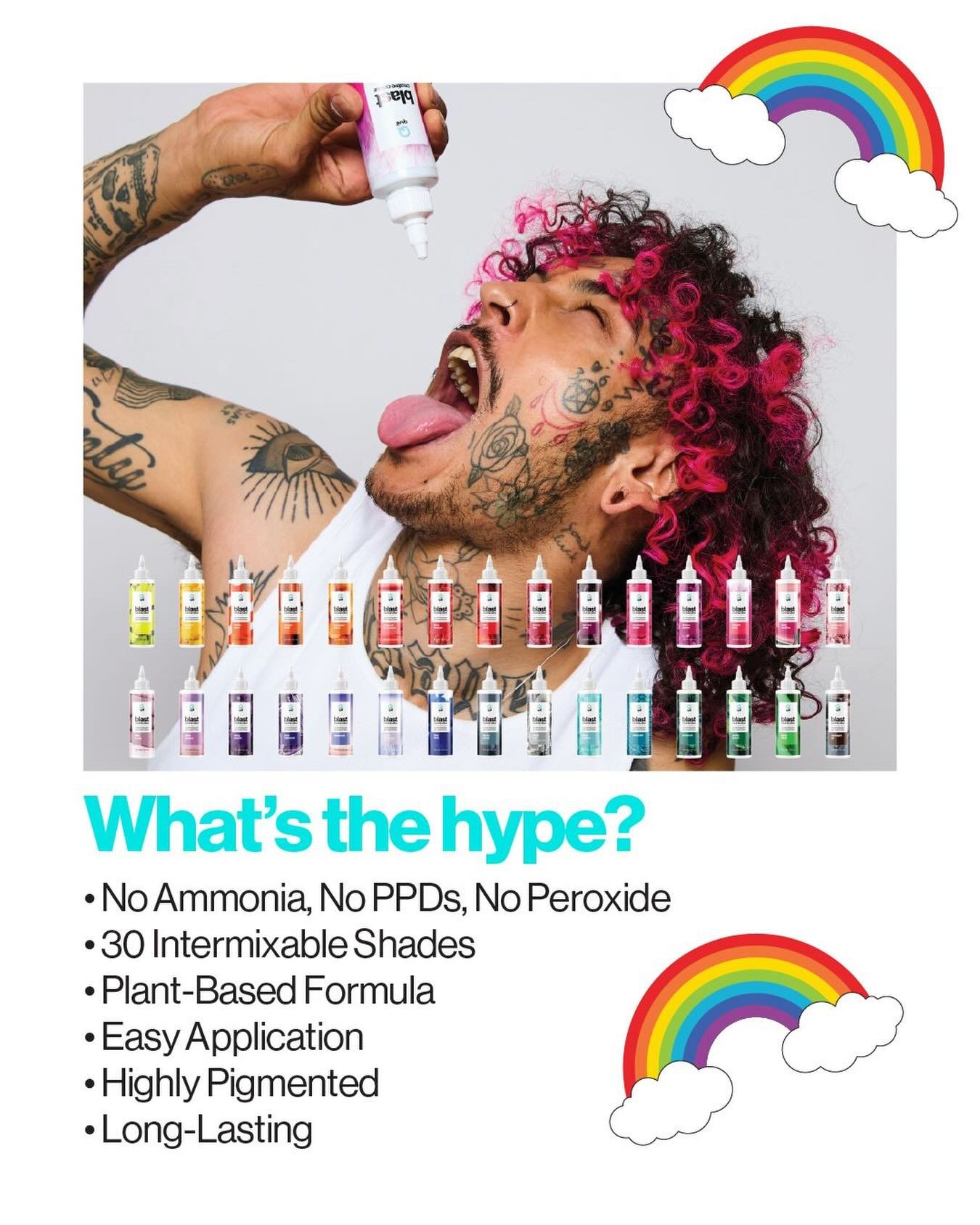 ✨ NEW IN SALON ✨

We&rsquo;re SO excited to announce that Quif Blast Colours are now officially stocked at Salon XV 🎨

With 30 vibrant, intermixable shades &mdash; from bold statement tones to soft pastels &mdash; these semi-permanent colours are pe