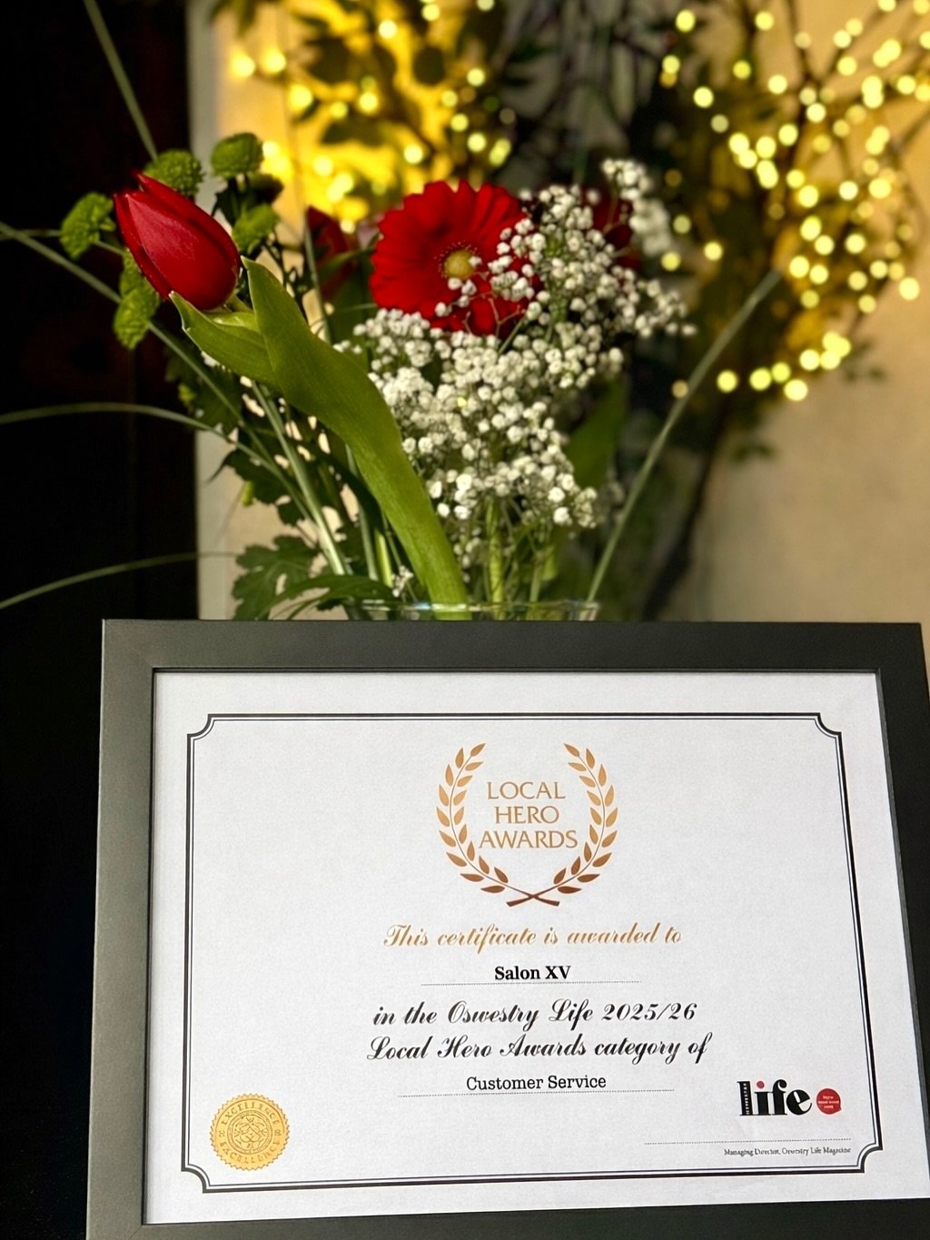 A huge thank you again to Oswestry Life and Oswestry BID for this honour - we are absolutely delighted to have been named winners of the Customer Service Award at the Oswestry Life Local Hero Awards.

We&rsquo;d also like to thank @pippos_bakery &amp