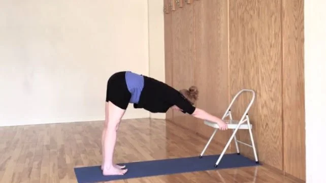 Sun Salutation with a Chair