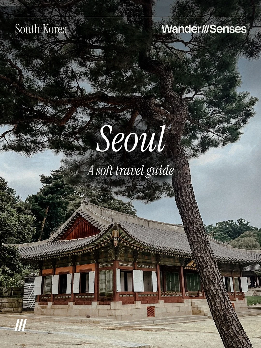 For your next trip to Seoul, this slow travel guide brings together neighborhoods, design spaces, temples, markets, and everyday scenes. A city shaped by contrasts, where tradition and future exist side by side, inviting you to move slowly, observe d