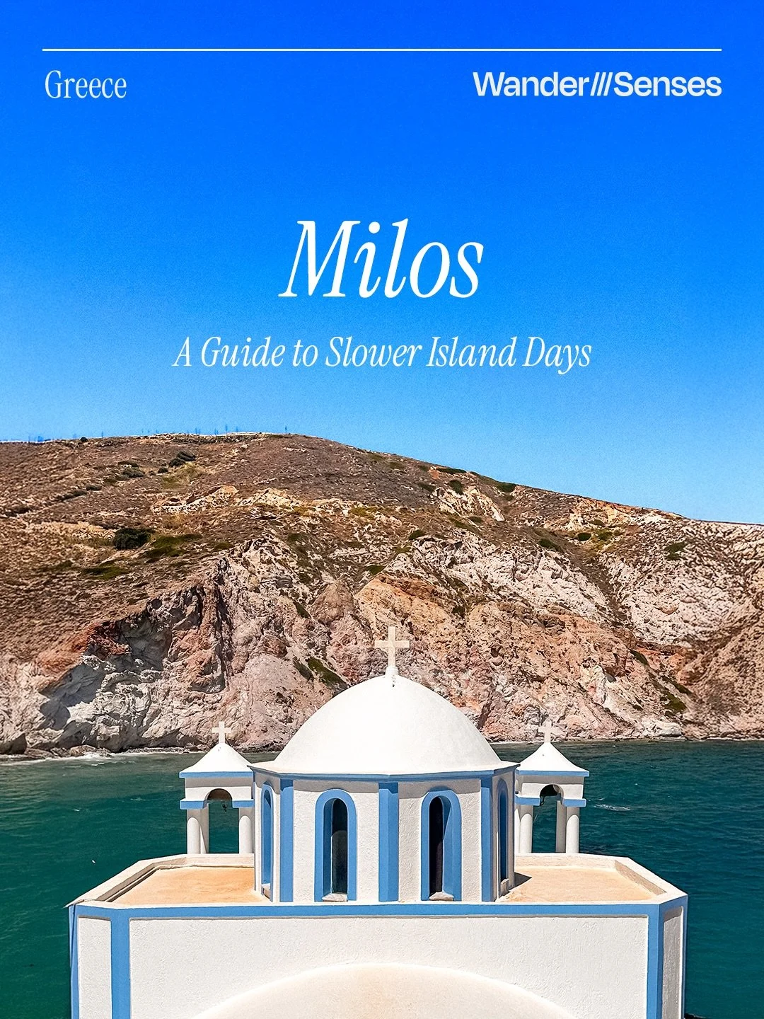 If Milos isn&rsquo;t on your Greece list yet, this might convince you.

Think volcanic landscapes, tiny fishing villages, beaches that all somehow feel completely different, and the kind of days that naturally slow down.

In this guide, I&rsquo;m sha