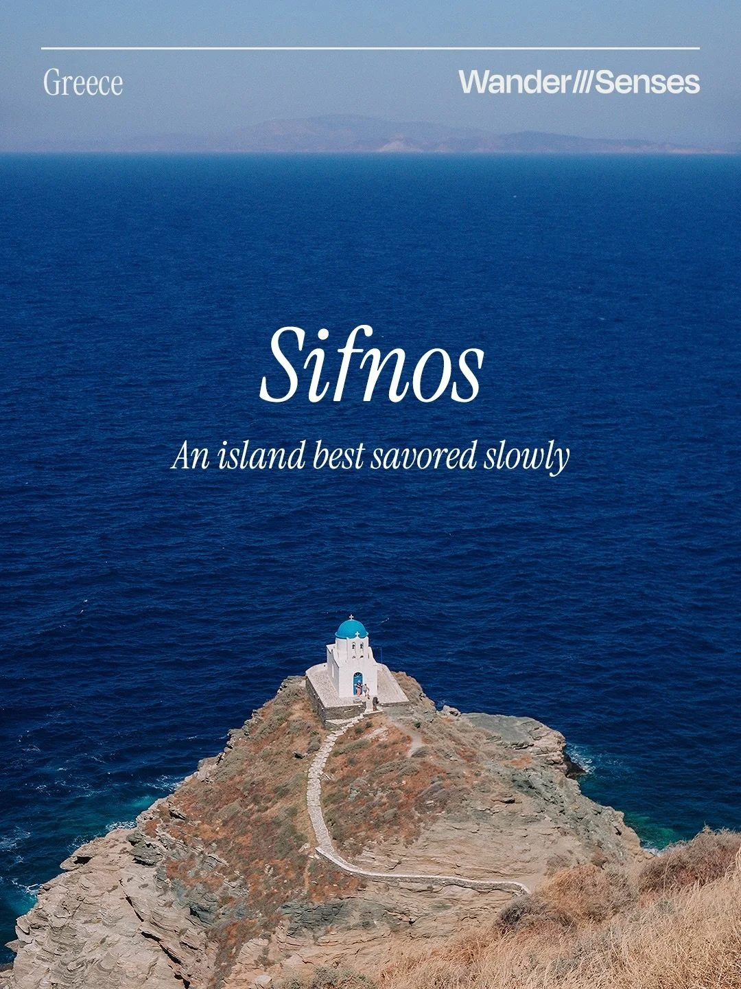 If there&rsquo;s one Greek island that&rsquo;s easy to love, it&rsquo;s Sifnos.

In these Travel Notes, I&rsquo;m sharing some of my favorite places across the island, from Kastro and Apollonia to quiet beaches, family-run tavernas, boutique stays, a