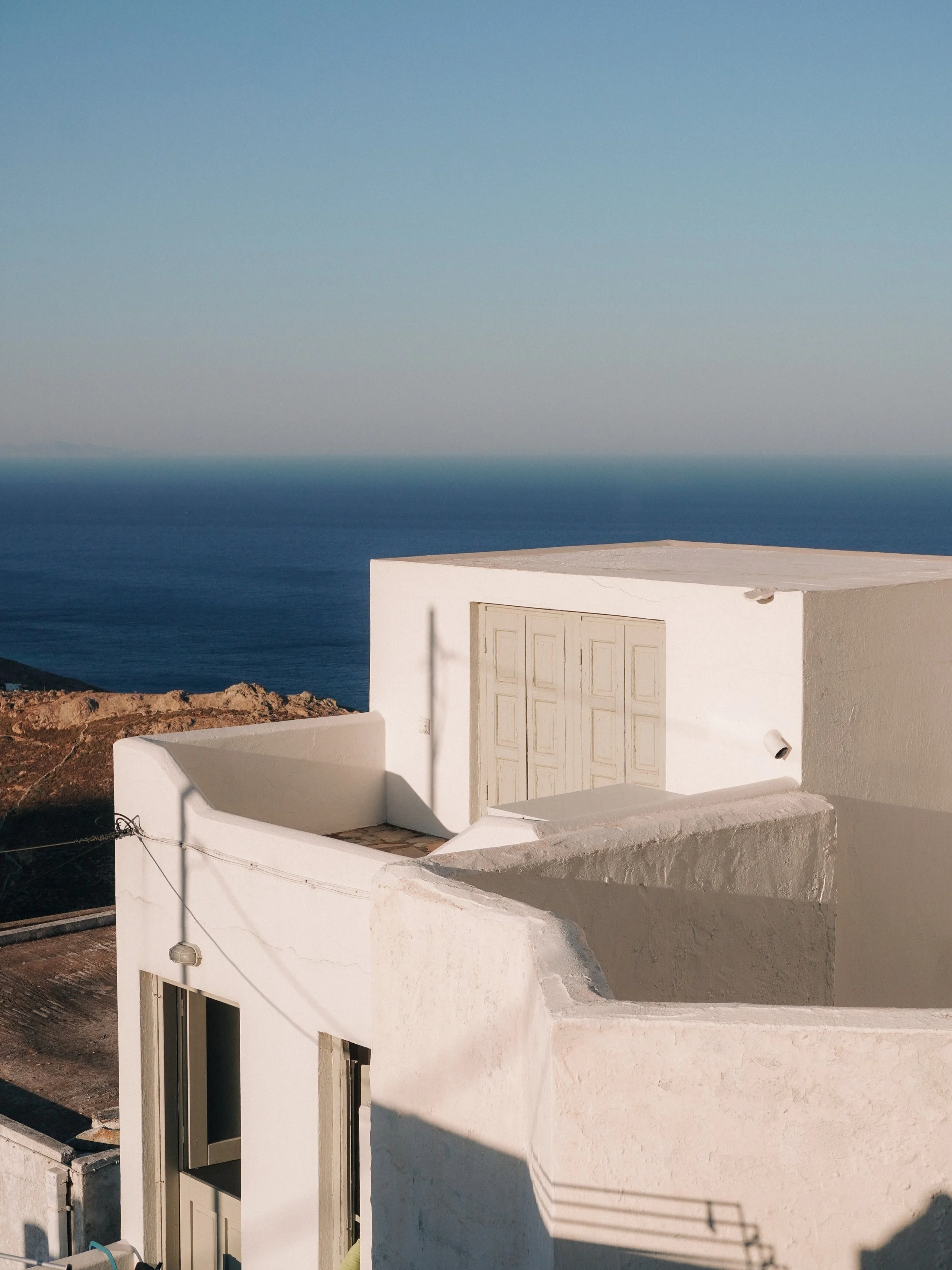 If you only do one thing in Serifos, make it this: spend an evening wandering through Chora.

Perched high above the Aegean, it&rsquo;s one of the most beautiful villages in the Cyclades. Whitewashed houses, blue shutters, winding alleys, and views t