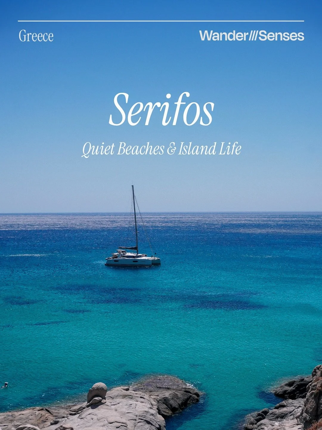 Serifos was the kind of island that made me slow down without even realizing it.

Quiet beaches, long lunches by the sea, evenings in Chora, and days that never felt rushed.

If you&rsquo;re planning a trip there, I&rsquo;ve put together my favourite