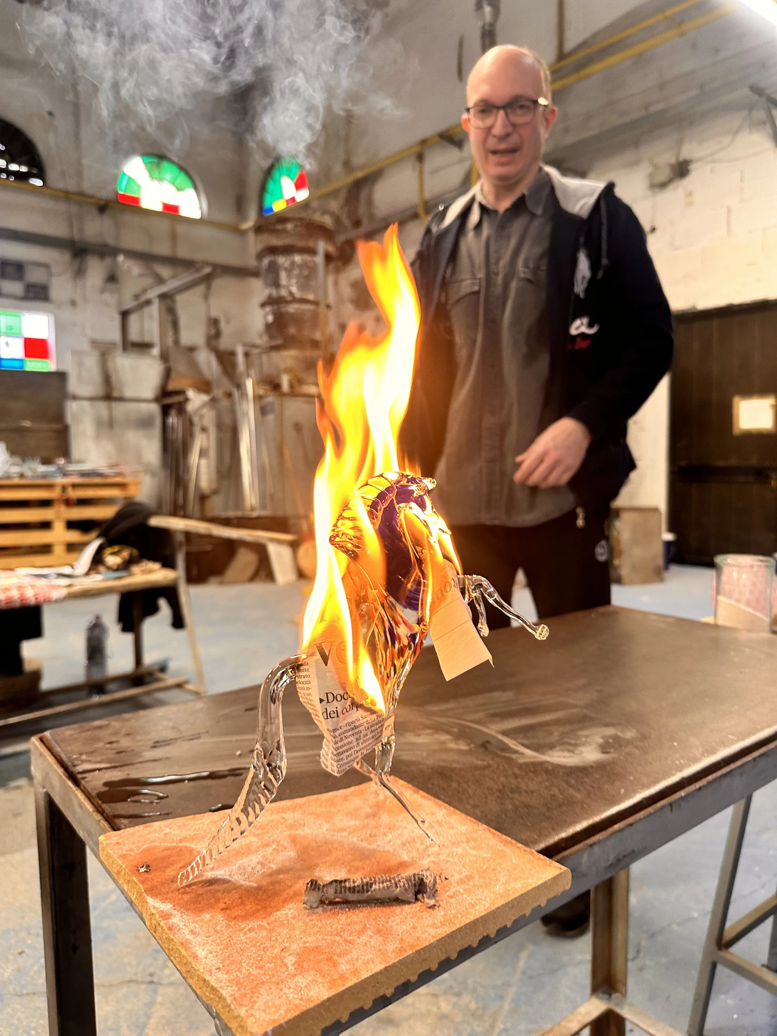 wander-senses-murano-glass-horse-on-fire-making.JPG