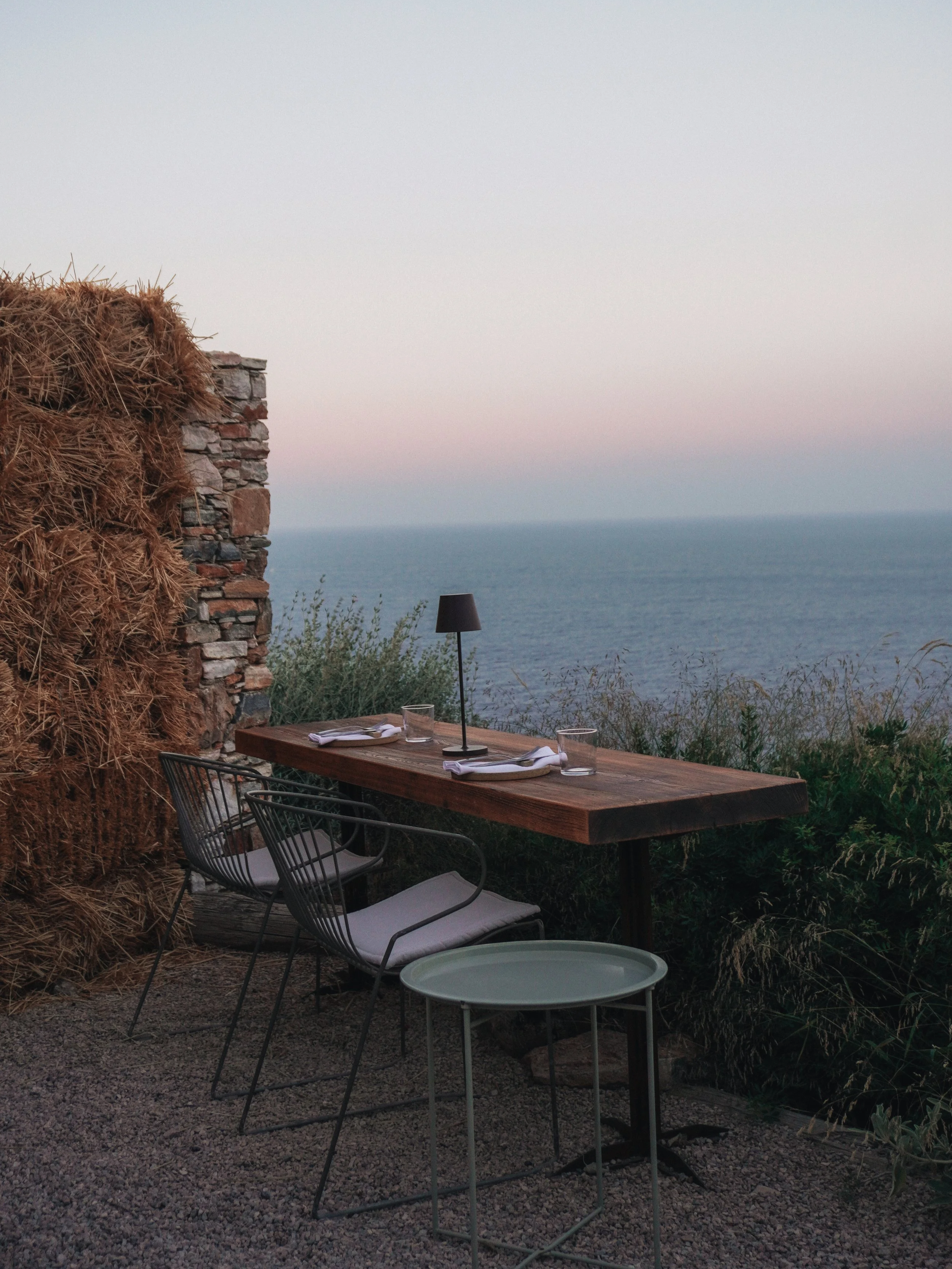Bostani Bar & Restaurant in Poulati sea view