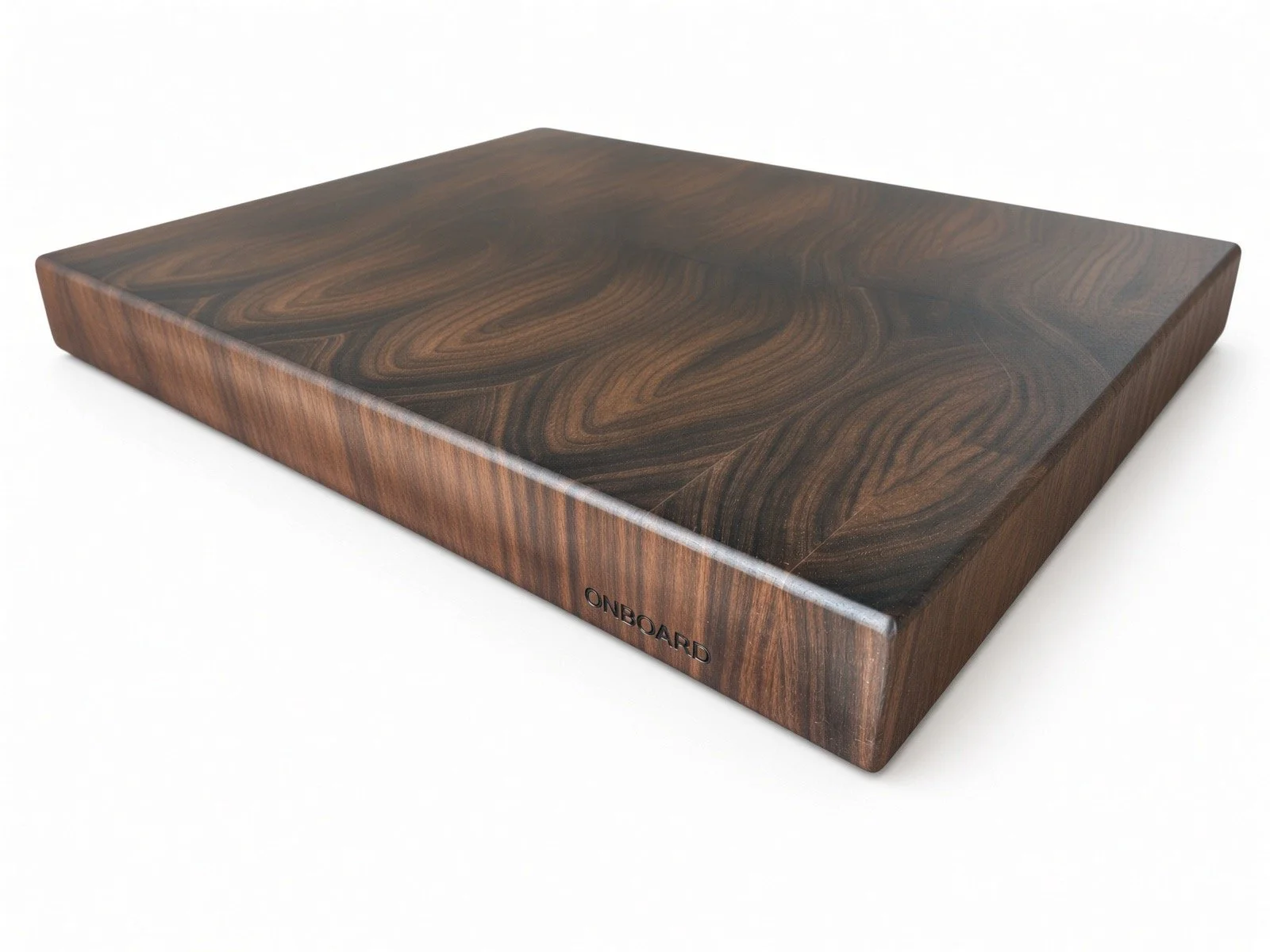 American black walnut end grain cutting board, 21.375 by 15.75 inches