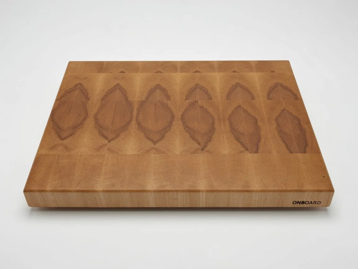Vermont hard maple end grain cutting board, 22 by 16.25 inches