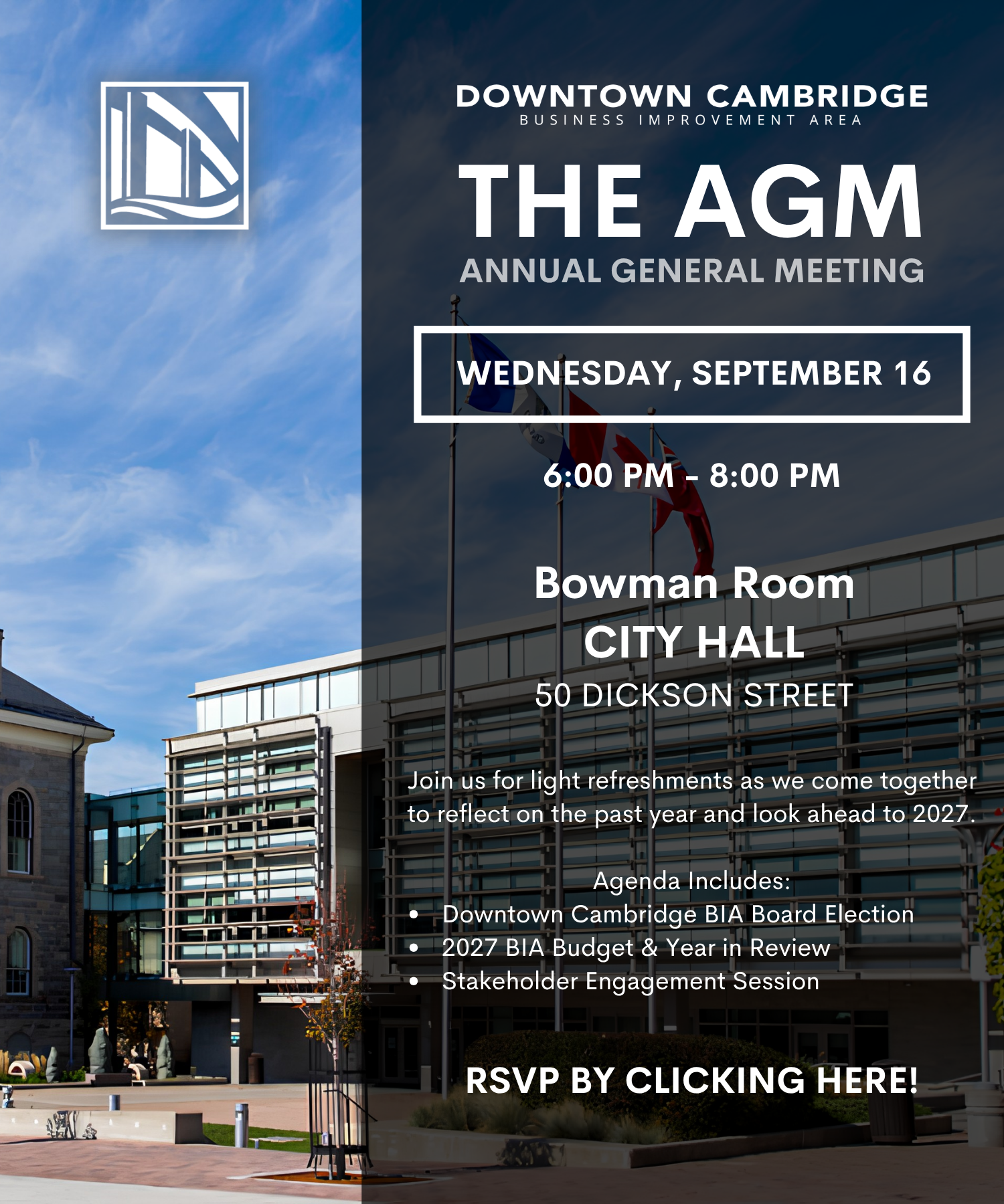 Downtown cambridge -                       Annual general meeting