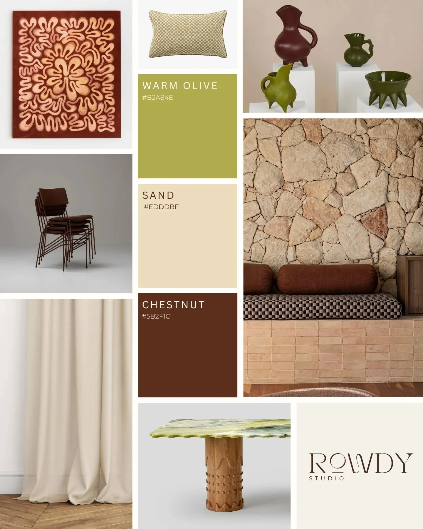 MOODBOARD | Earth tones