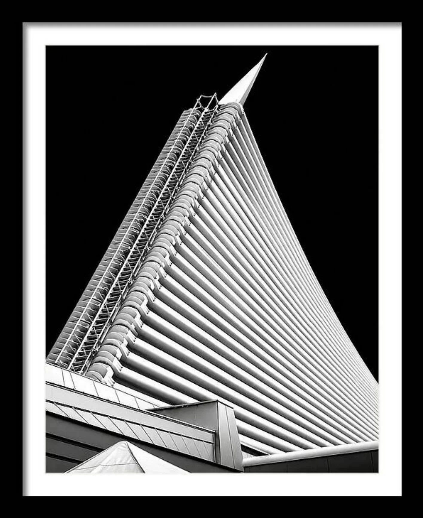 Futuristic Architectural Structure: Ascending Silence