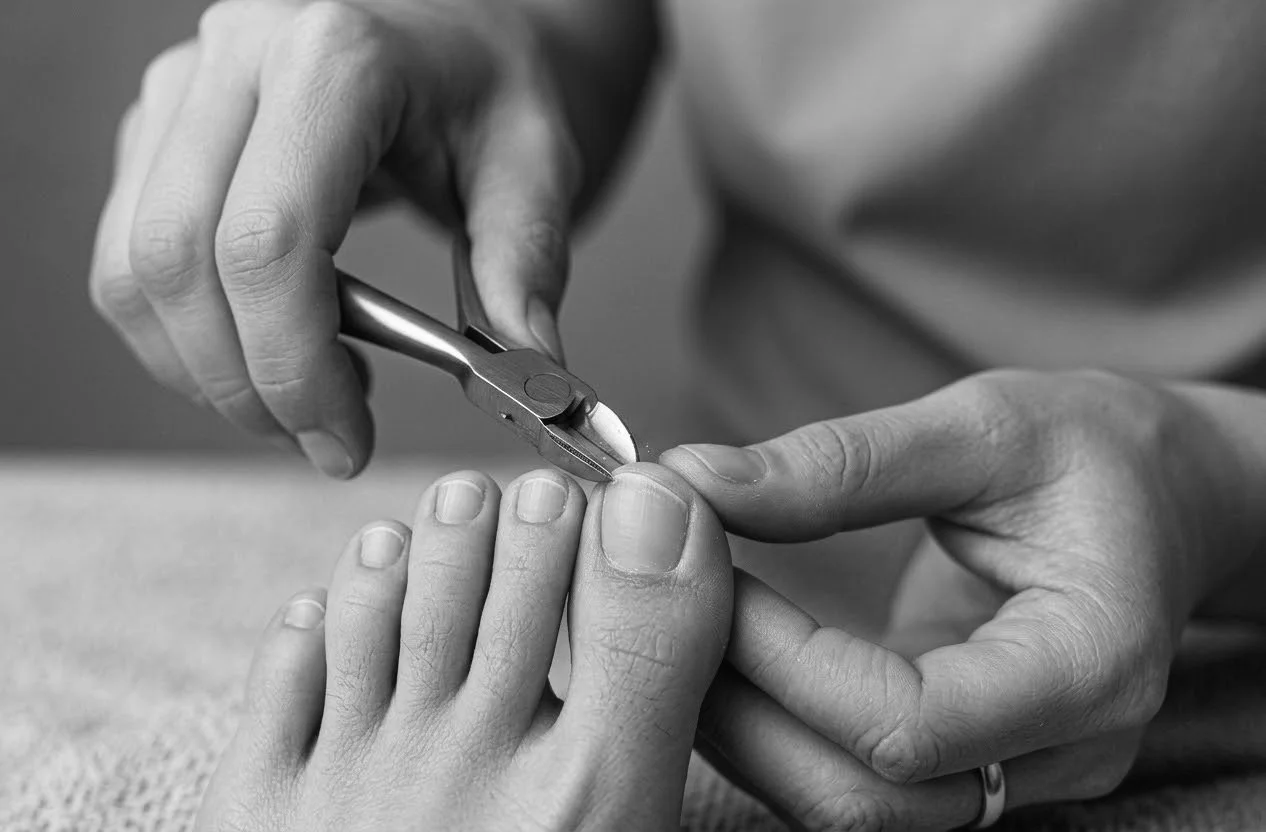 Toenail cut and file