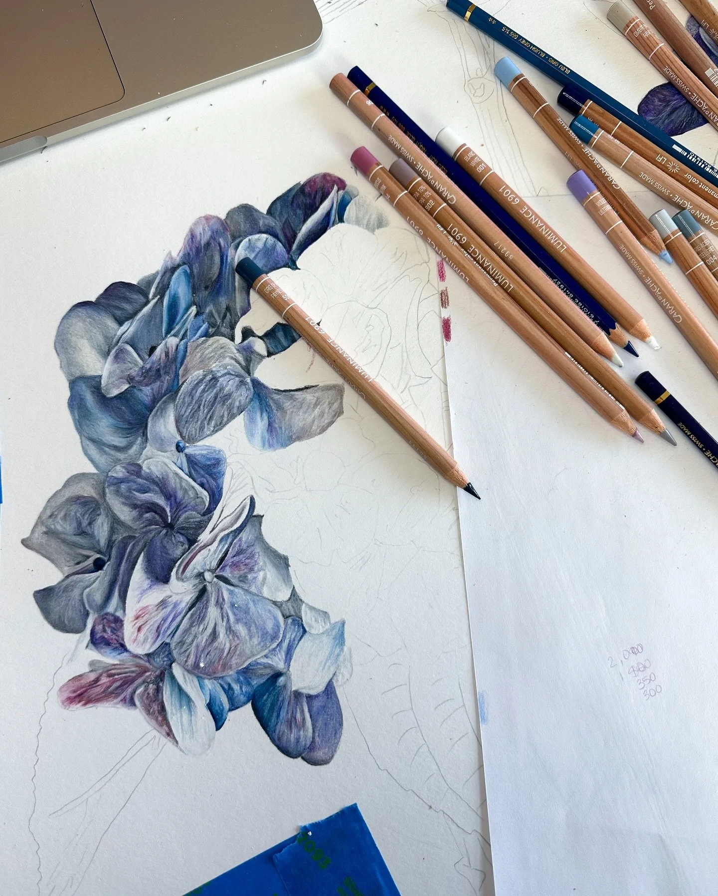Beginnings of what might be my most detailed piece yet