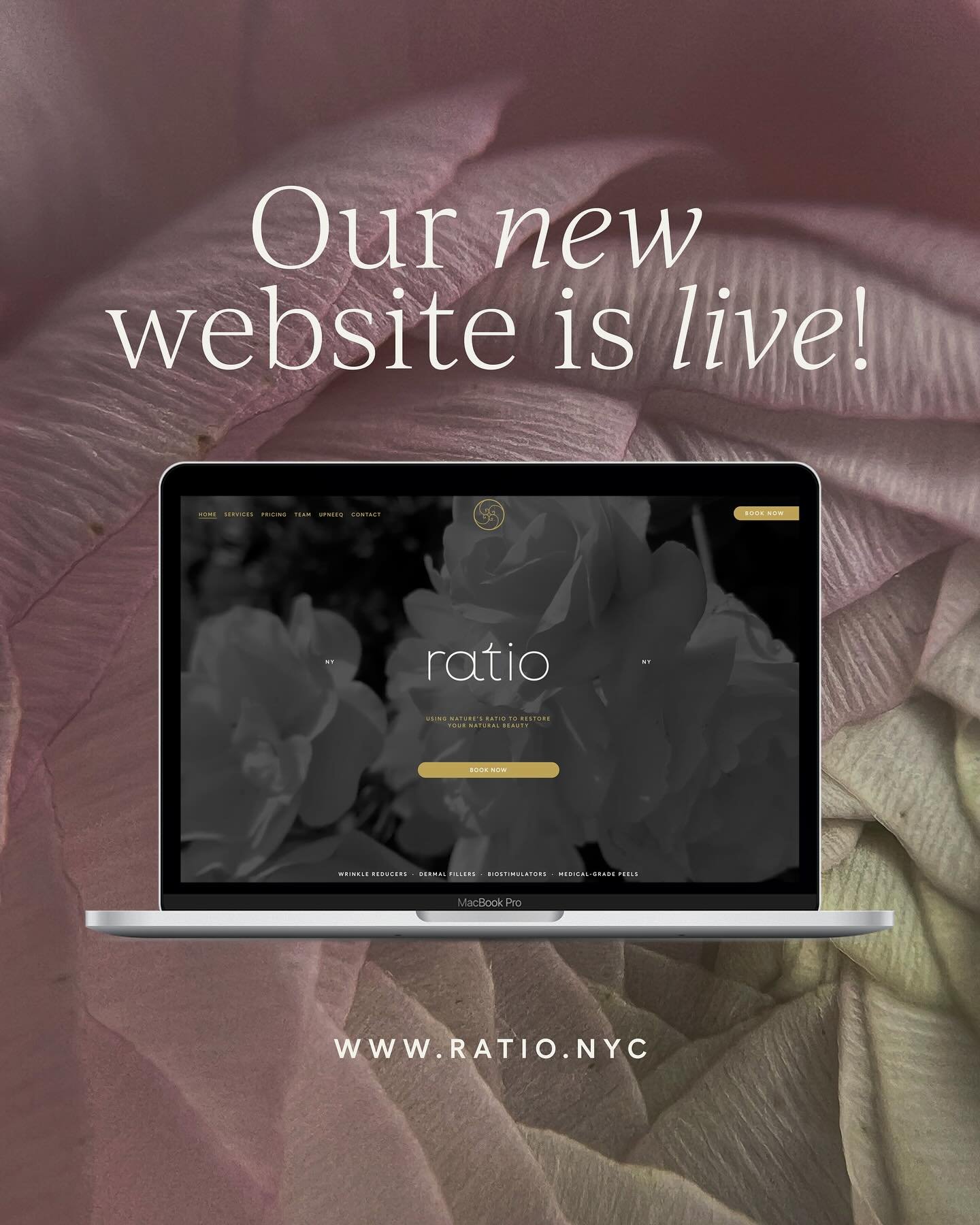 Our new website is live &mdash; visit 🔗ratio.nyc now!
💉 More than a website, it&rsquo;s a comprehensive guide to all of our services designed to help you understand our holistic approach to facial harmony. 

⚖️ At Ratio, we don&rsquo;t treat or pri