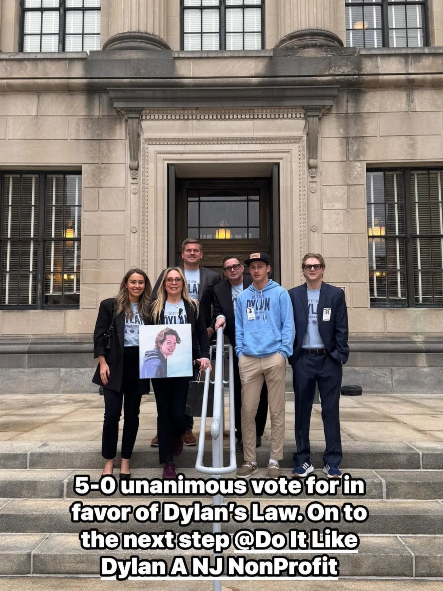 Today was a huge step forward for us. A unanimous 5 to 0 vote in favor of Dylan&rsquo;s Law. 🤍

This moment matters deeply. It is another step in ensuring that Dylan&rsquo;s passing continues to make a real difference, especially when it comes to wa