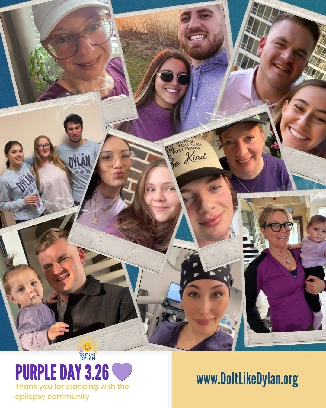 To everyone who wore purple on March 26th, thank you. Every photo, every shade of purple, every person who showed up matters more than you know.

Epilepsy affects 50 million people worldwide, but awareness? That's built one person at a time. One post