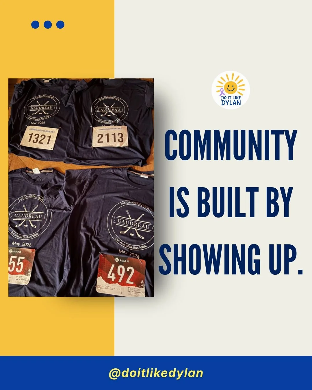 5Ks are about more than sportsmanship and athleticism. 💙

They are about showing up in person for families, for causes, and for communities carrying unimaginable loss.
Last month the Geller Family had the honor to participate in the Gaudreau Family 