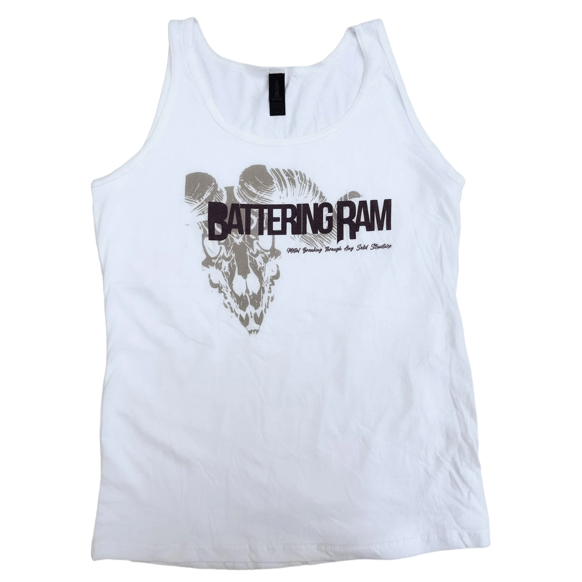 Battering Ram - White Tank Top