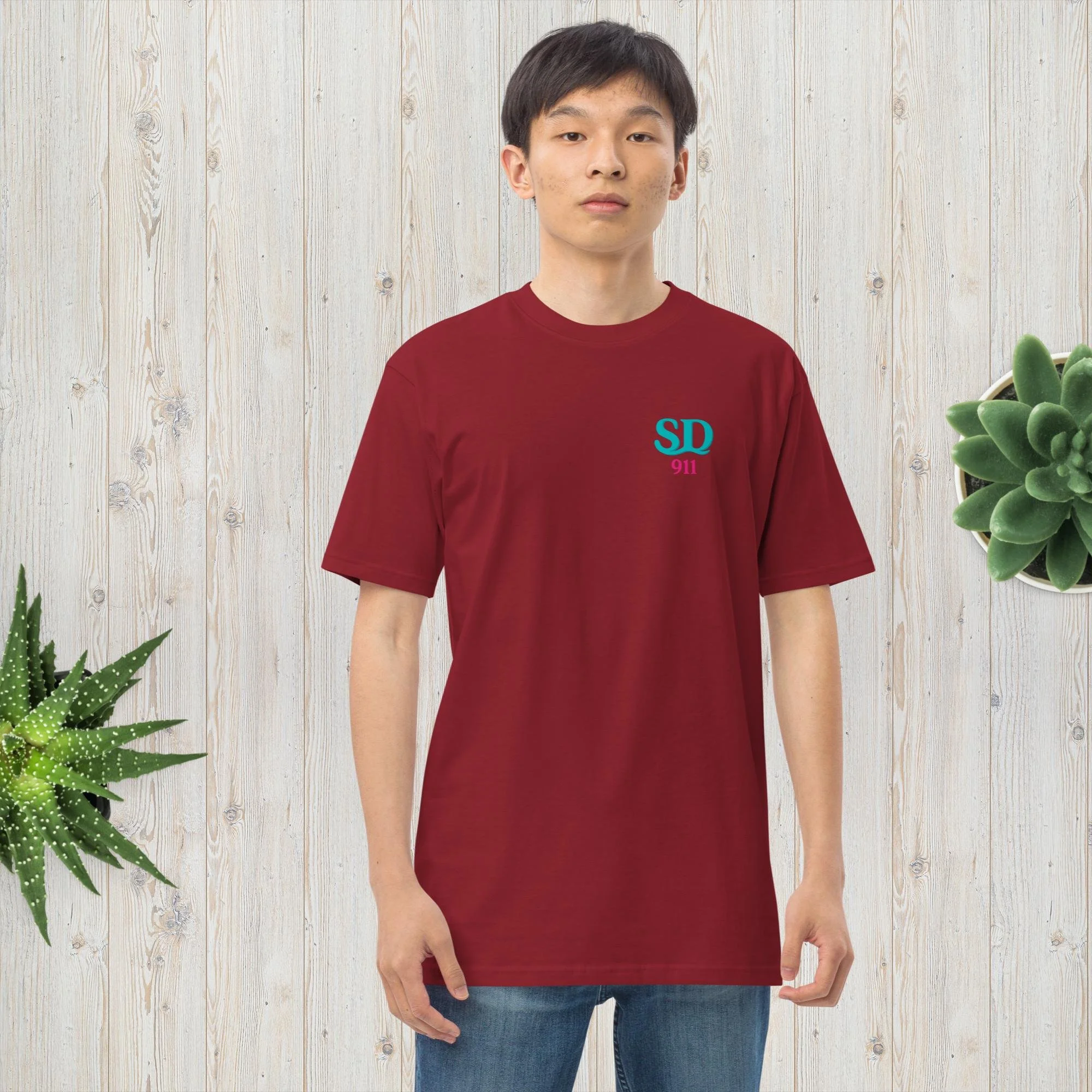 mens-premium-heavyweight-tee-brick-red-front-68b05201807bc.jpg