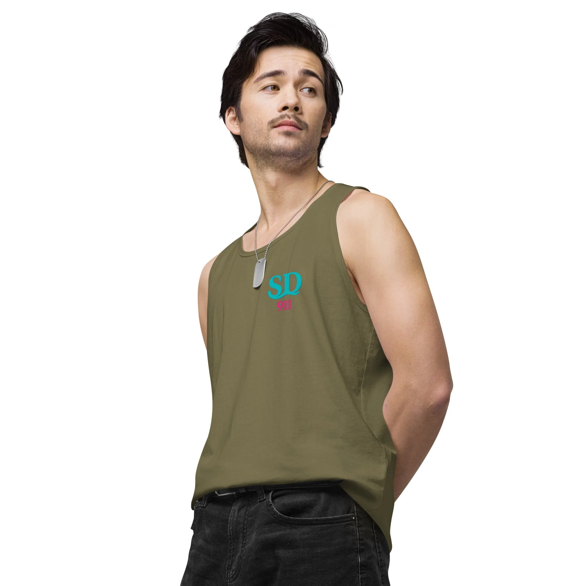 mens-premium-tank-top-military-green-left-front-68b0c0ecb36f5.jpg