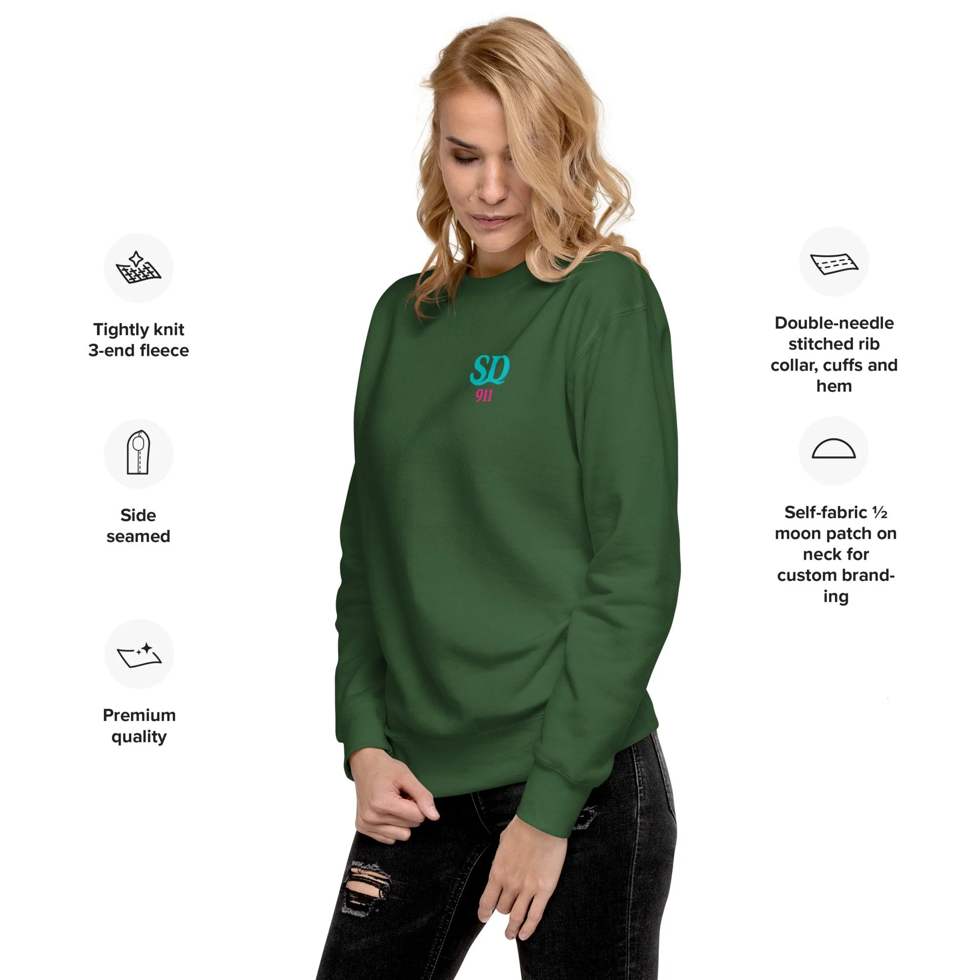 unisex-premium-sweatshirt-forest-green-left-front-68b0e509c3f35.jpg