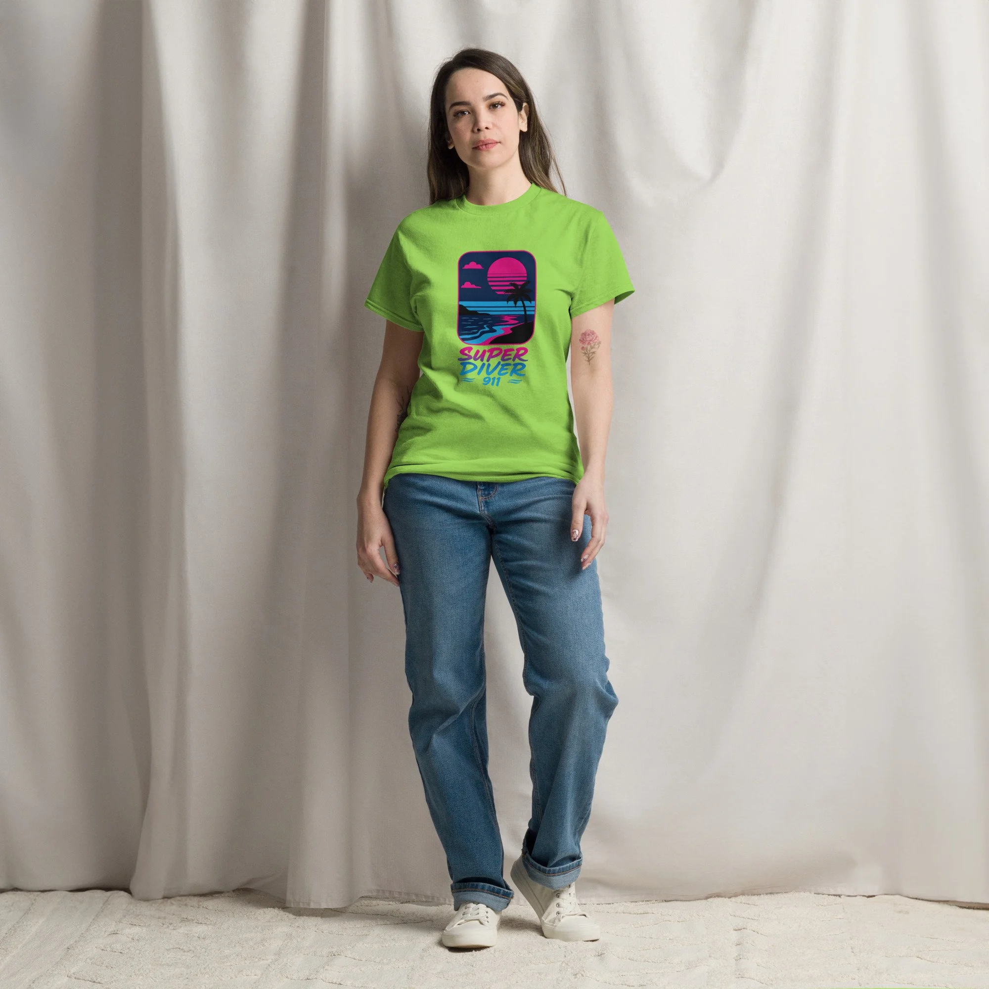 unisex-classic-tee-lime-front-68b34c5d93fe9.jpg