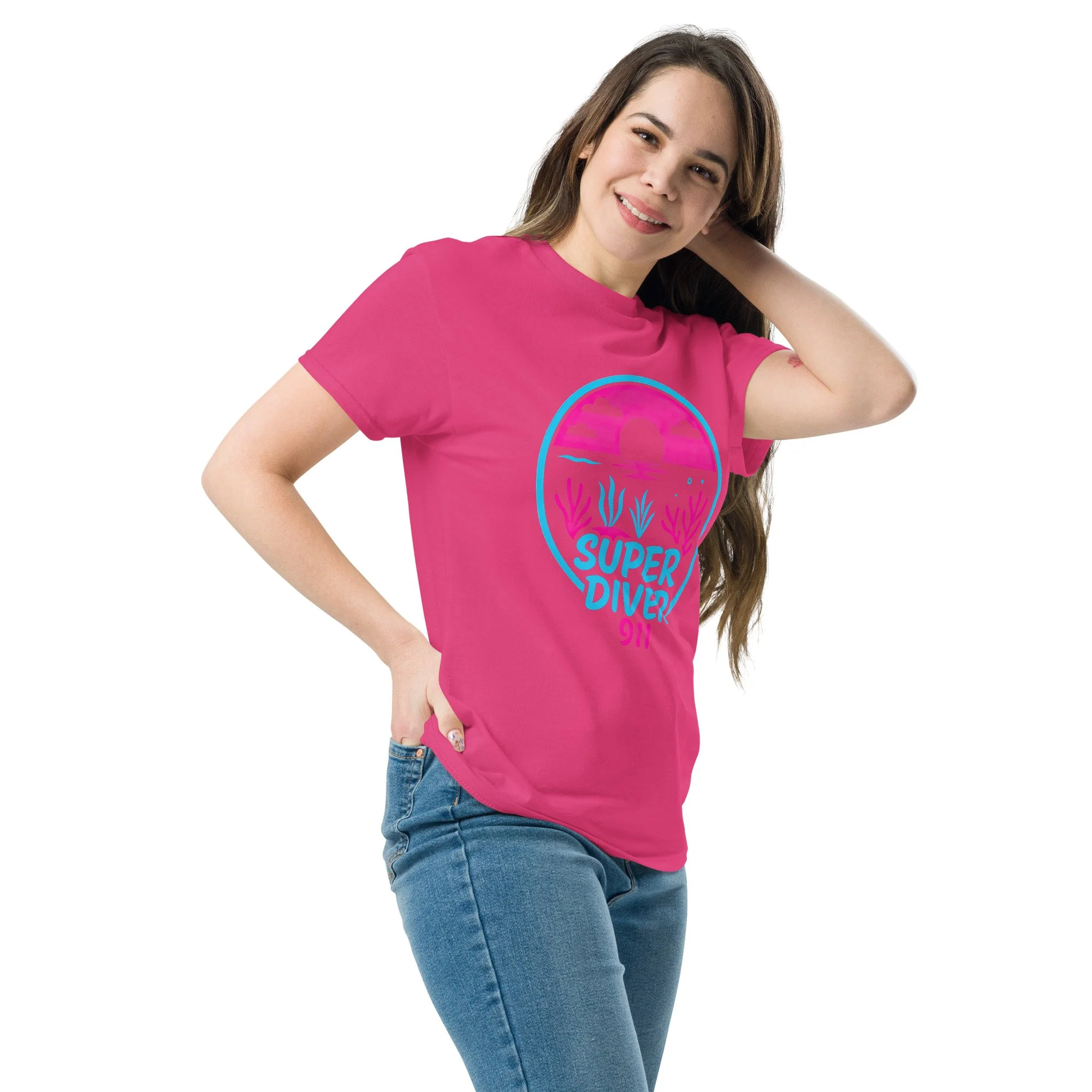 unisex-classic-tee-heliconia-left-front-68b34a93831eb.jpg