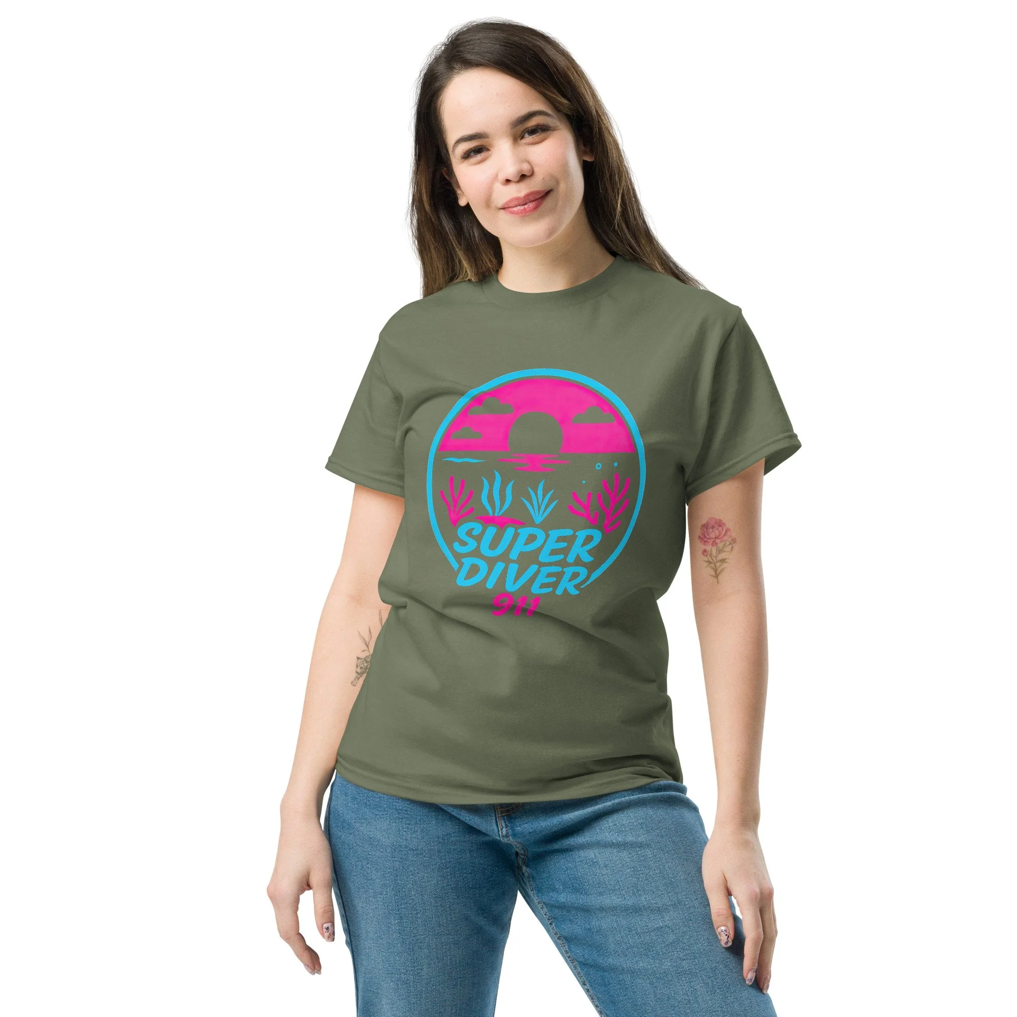 unisex-classic-tee-military-green-front-68b34a938516e.jpg