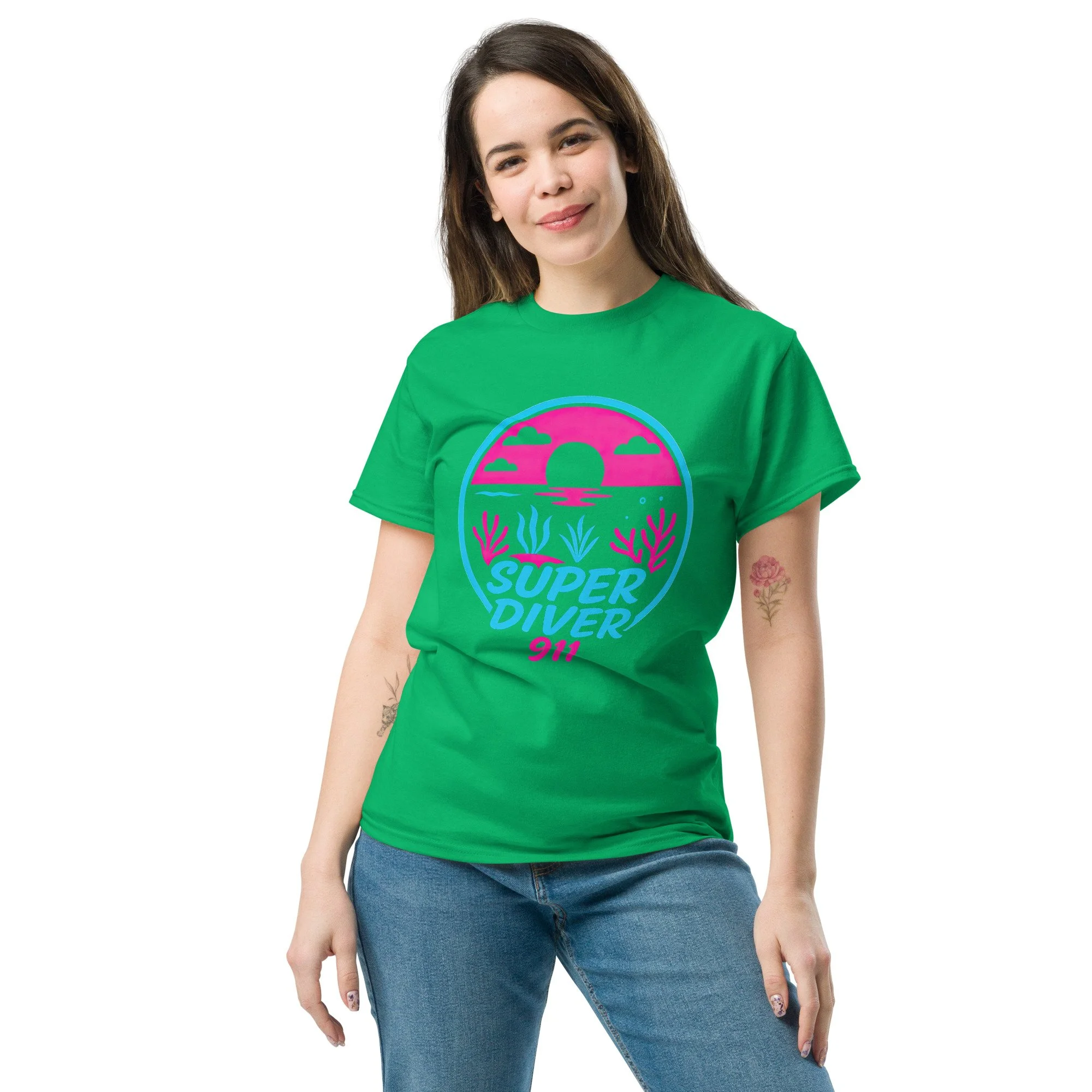 unisex-classic-tee-irish-green-front-68b34a93bdf70.jpg