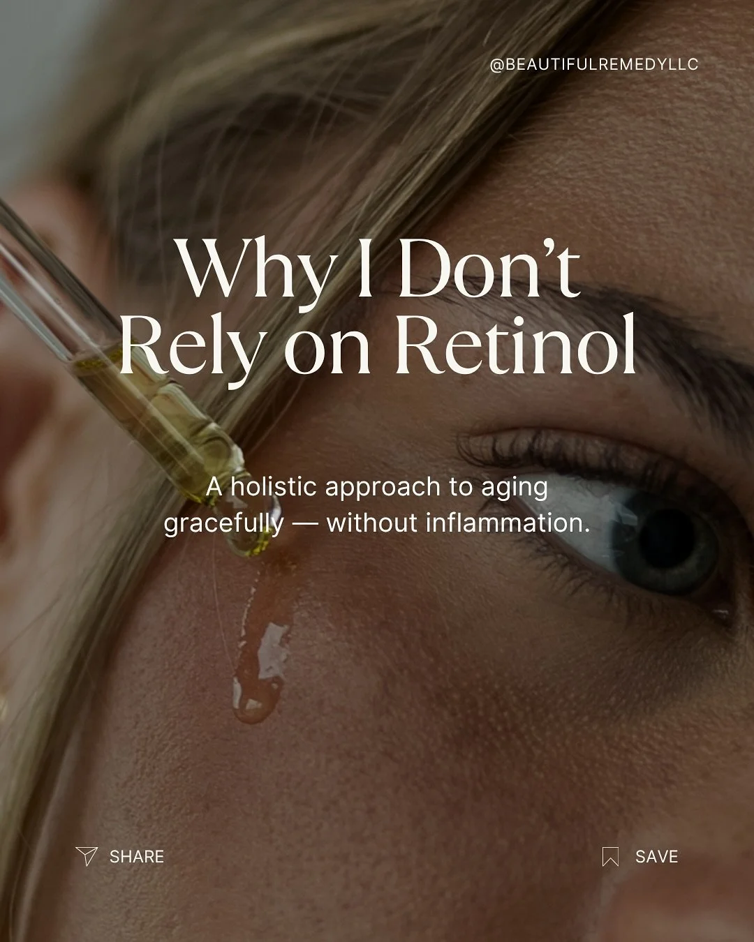 Why I Don&rsquo;t Rely on Retinol &mdash; A Holistic Look at Healthy Skin Aging

Retinol can deliver fast results &mdash; but at a price your skin eventually pays.
When used aggressively, it often creates low-grade inflammation, leaving the skin red,