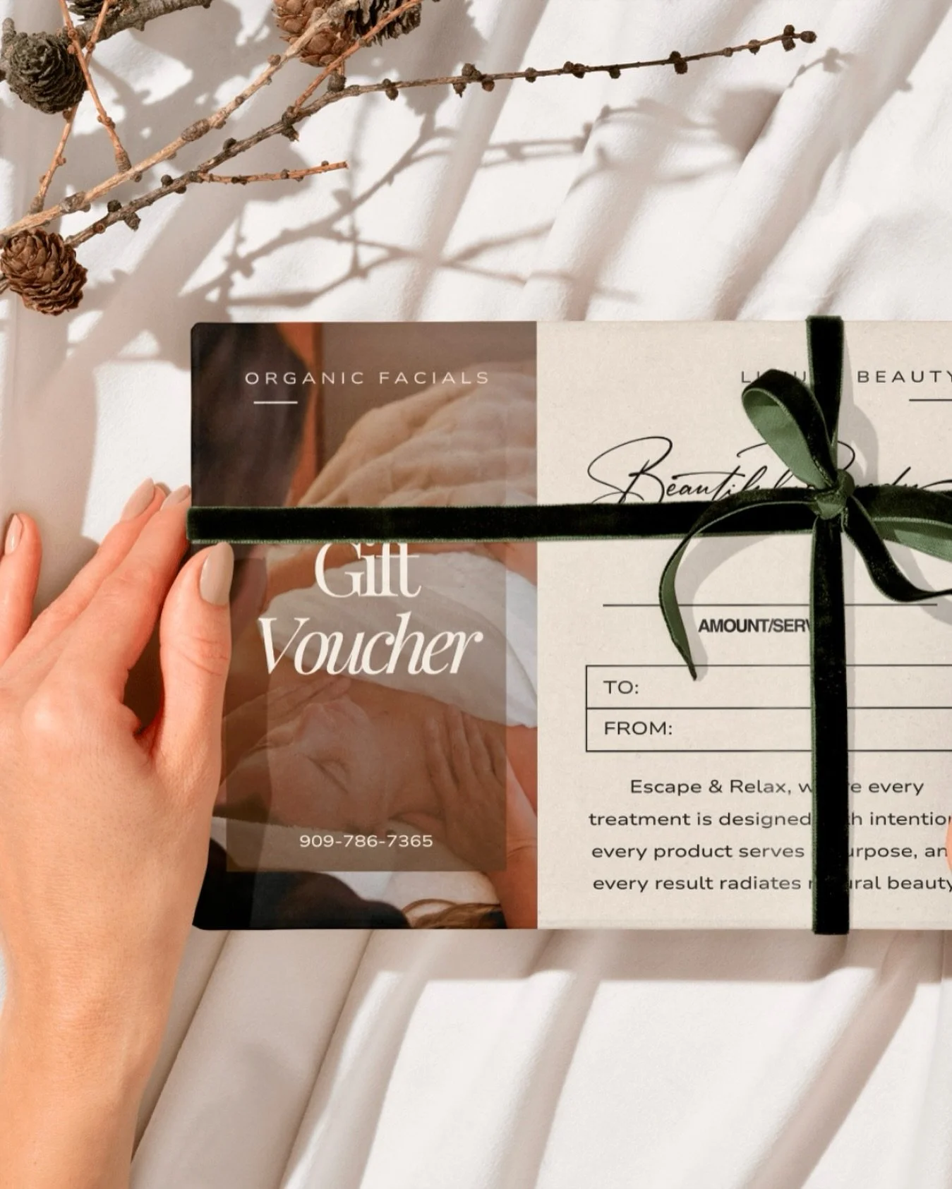 🎄What she really wants for Christmas&hellip; self-care &amp; relaxation.
Digital gift cards or a classic in-person voucher&mdash;your choice.
This is a perfect gift to slip into her stocking 😉
Tap the link in bio for digital cards.
Contact 909-786-