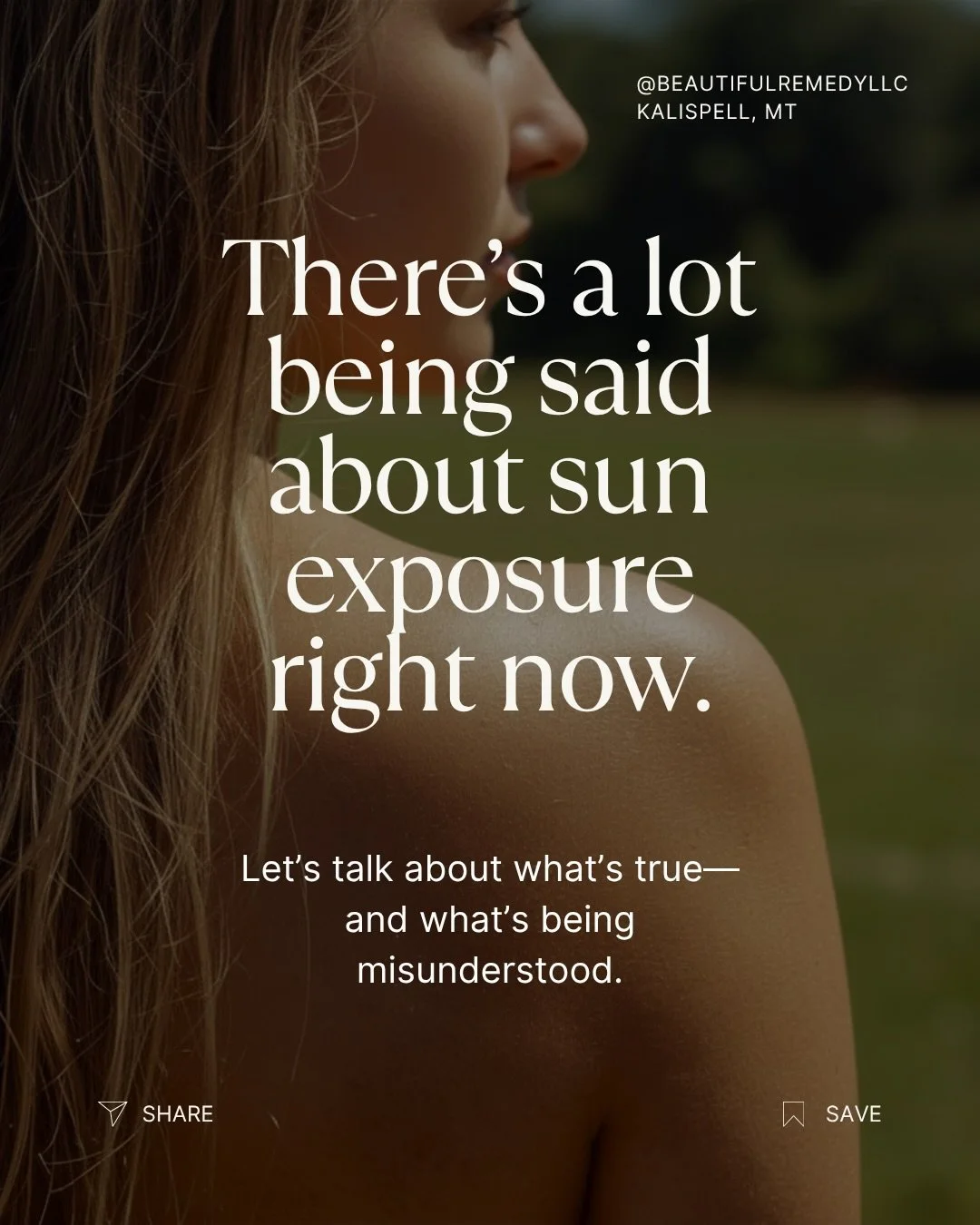There&rsquo;s a narrative gaining traction right now around sun exposure.

And I understand why it resonates.

It feels grounding to trust the body.
To move away from fear-based messaging.
To believe that sunlight is only beneficial.

And there is tr