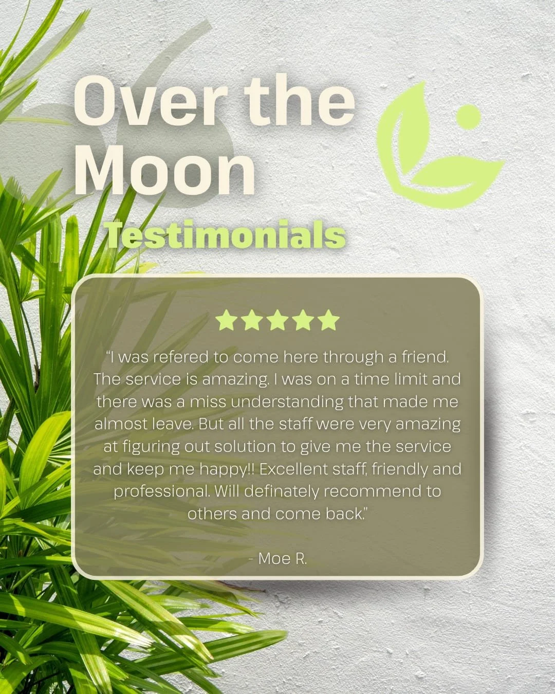 Skin, soul, and self-care,  that&rsquo;s what Sugarmoon&reg; is all about. 🌙✨
We&rsquo;re so grateful to everyone who shares their stories and experiences with us.

Feeling inspired? Come see what the Sugarmoon&reg; difference feels like,book your n