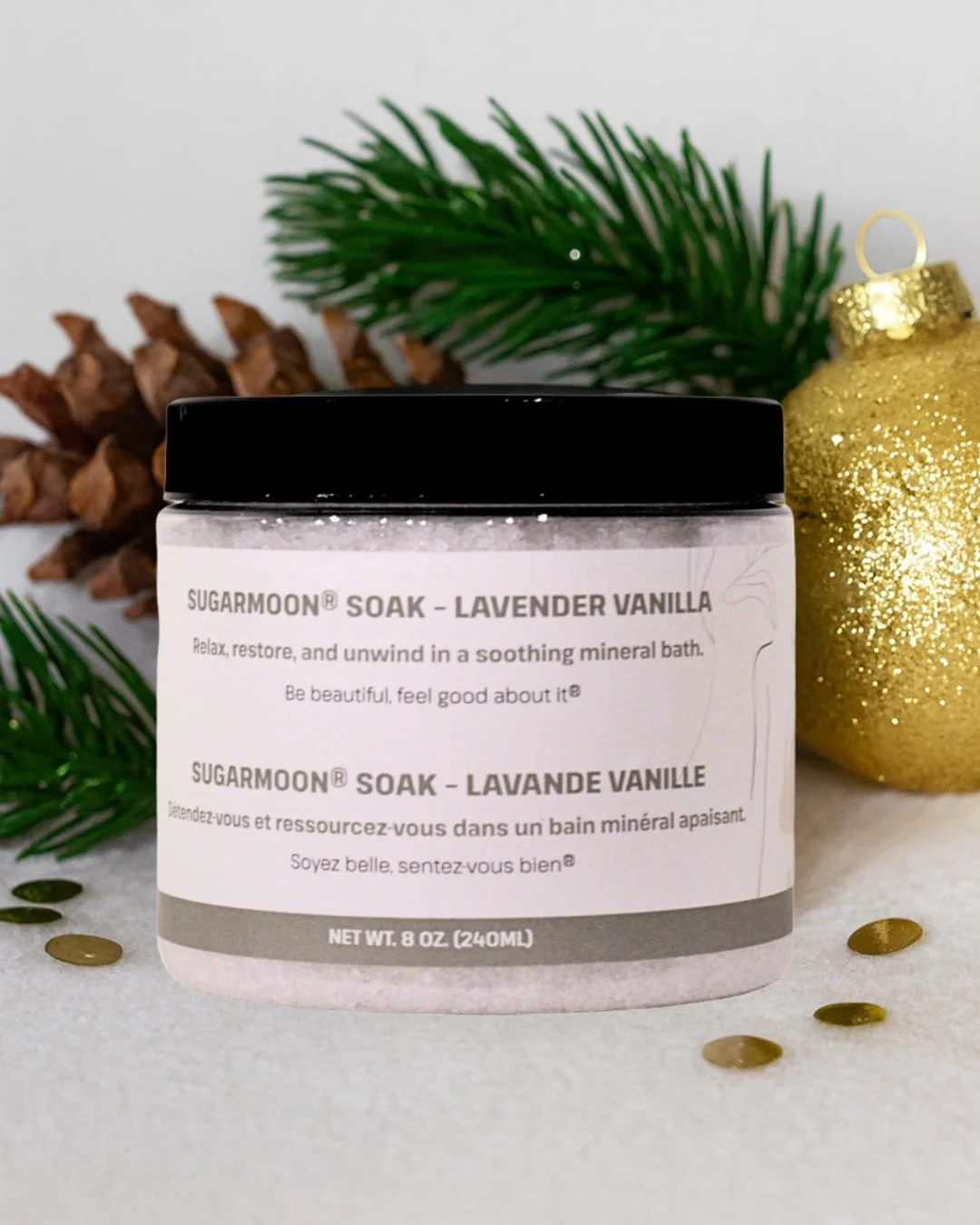 Wrap your holiday season in calm with our Sugarmoon&reg; Lavender Vanilla Bath Soak ✨

Made with clean, mineral-rich ingredients and infused with a luxurious lavender-vanilla blend, it&rsquo;s the perfect way to unwind.

Shop thoughtful, feel-good gi