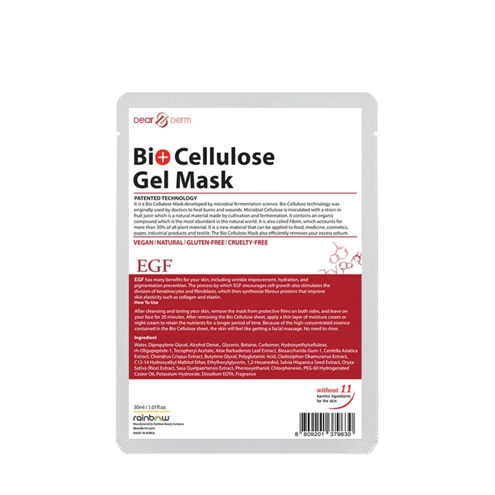 DearDerm Bio Cellulose Gel Mask - EGF