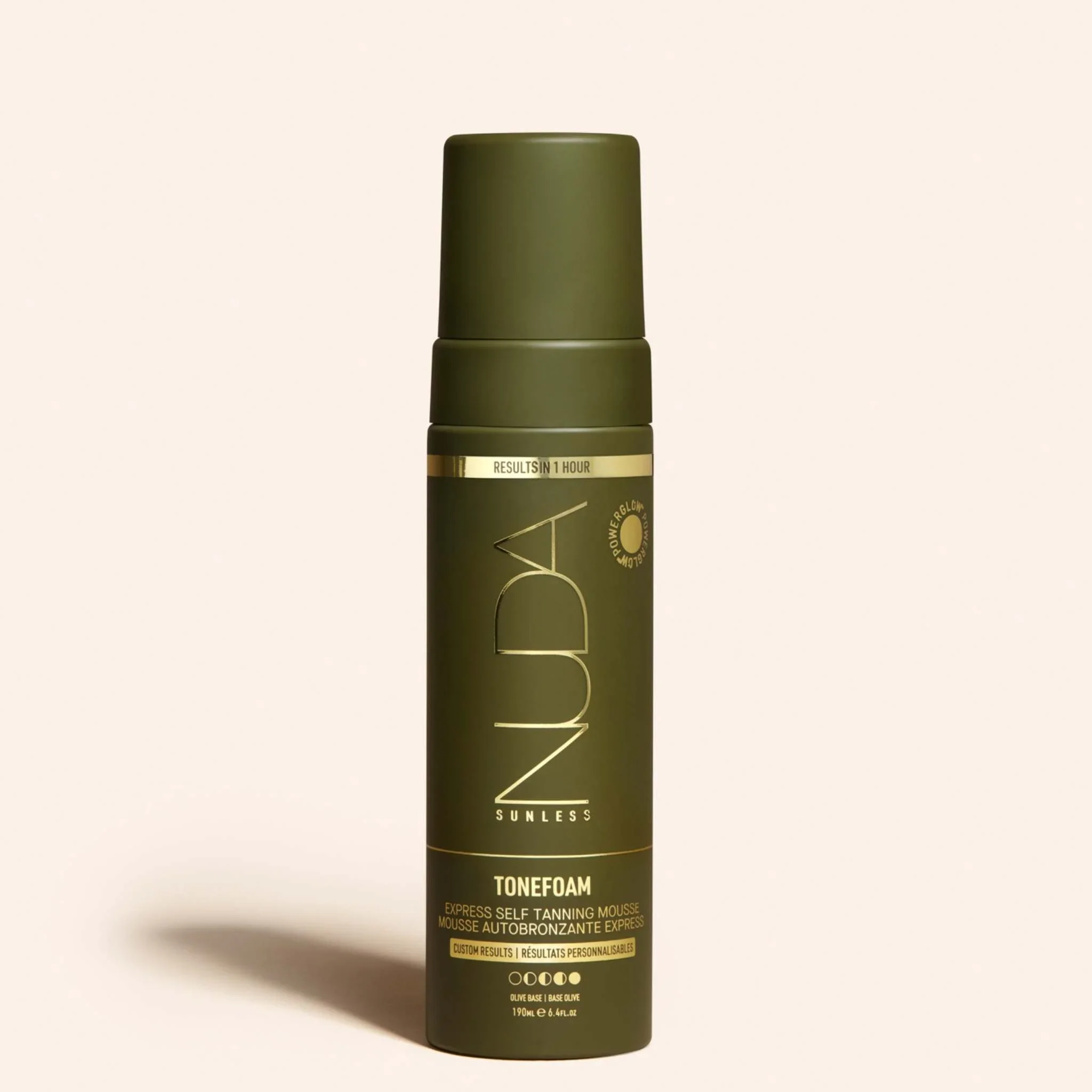 NUDA Sunless - ToneFoam | Olive Color-Correcting Self Tan Mousse