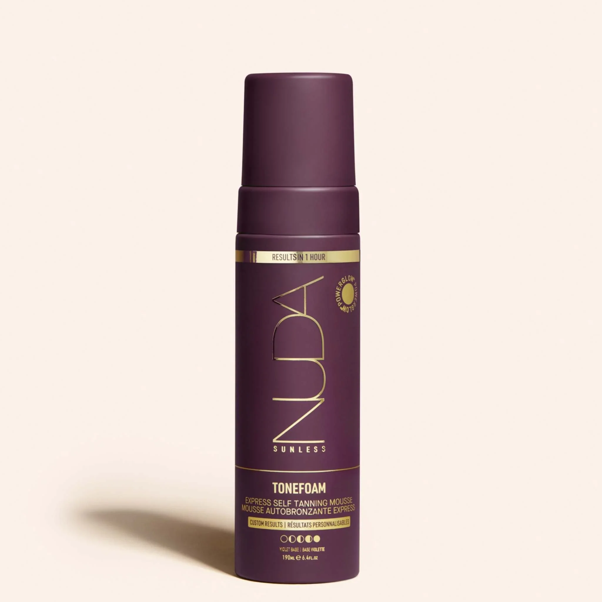 NUDA Sunless - ToneFoam | Violet Color-Correcting Self Tan Mousse