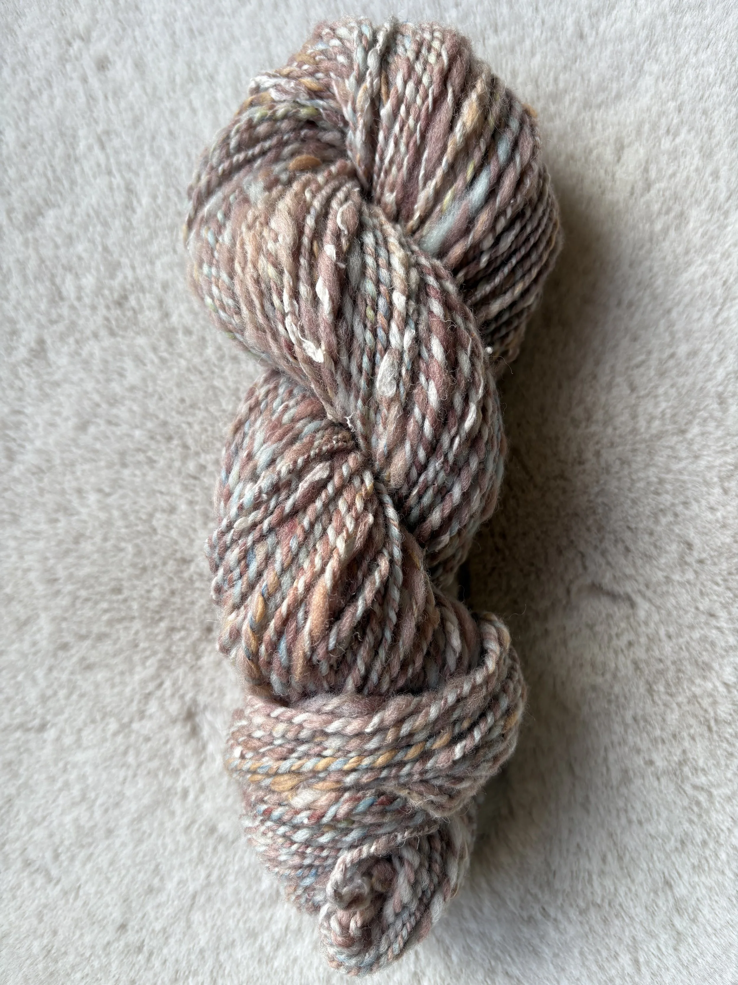 Tumbled Shore - Handspun Blended fibers