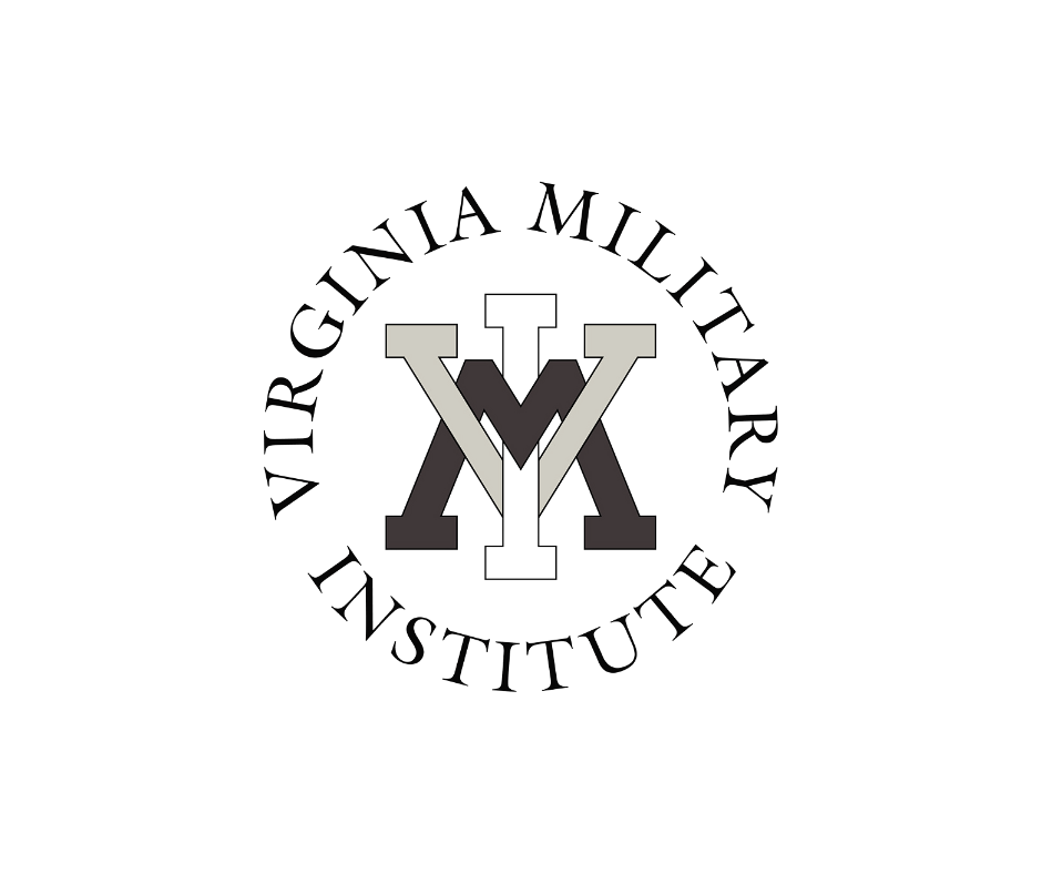 Logo of the Virginia Military Institute with interlinked letters V and M and the text "Virginia Military Institute" surrounding the emblem.