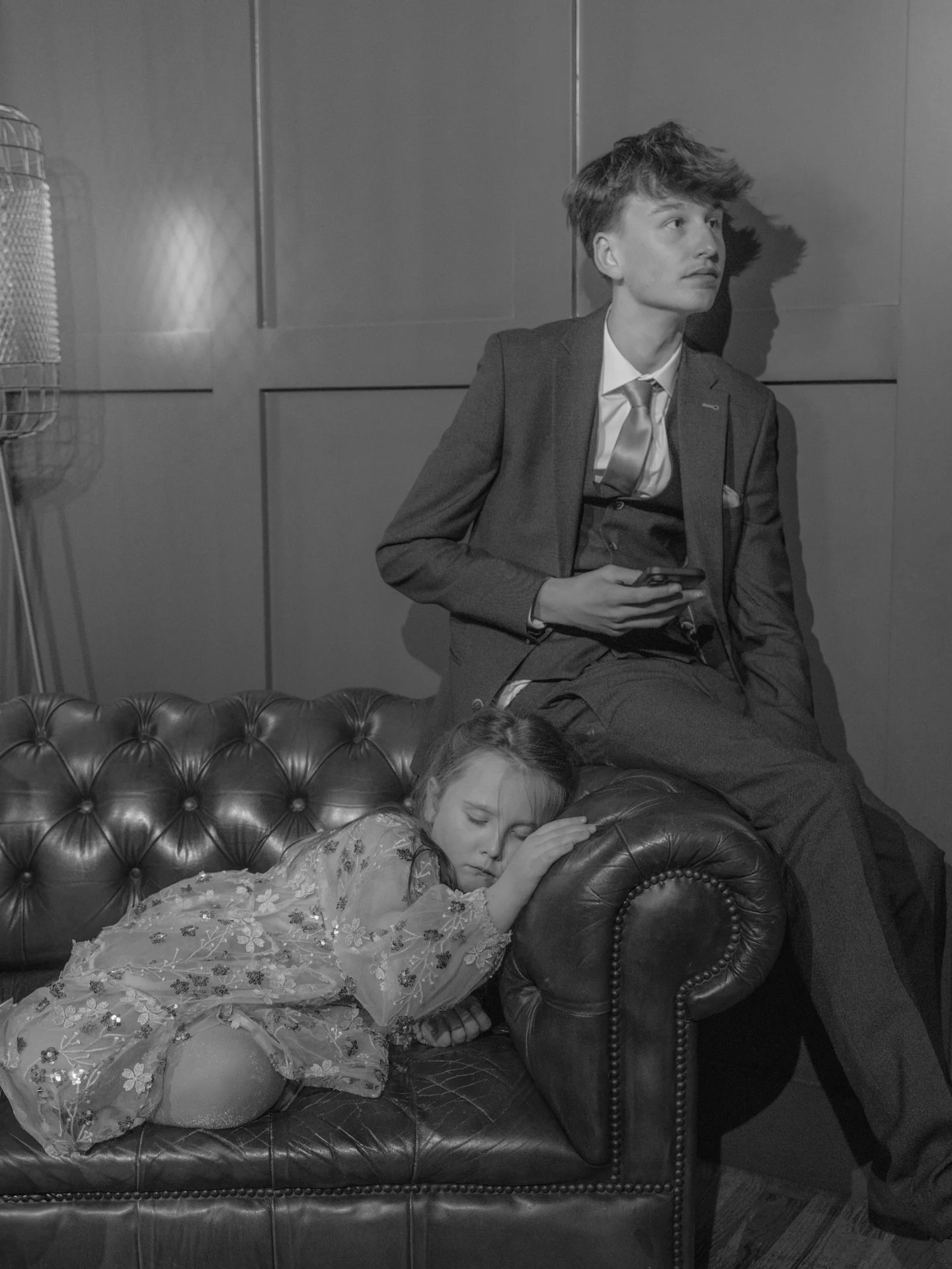 Sometimes you&rsquo;ve just got to squeeze in a quick disco nap before the DJ arrives 🕺 

.

.

.

#documentaryphotographer #weddingphotography #londonweddingphotographer