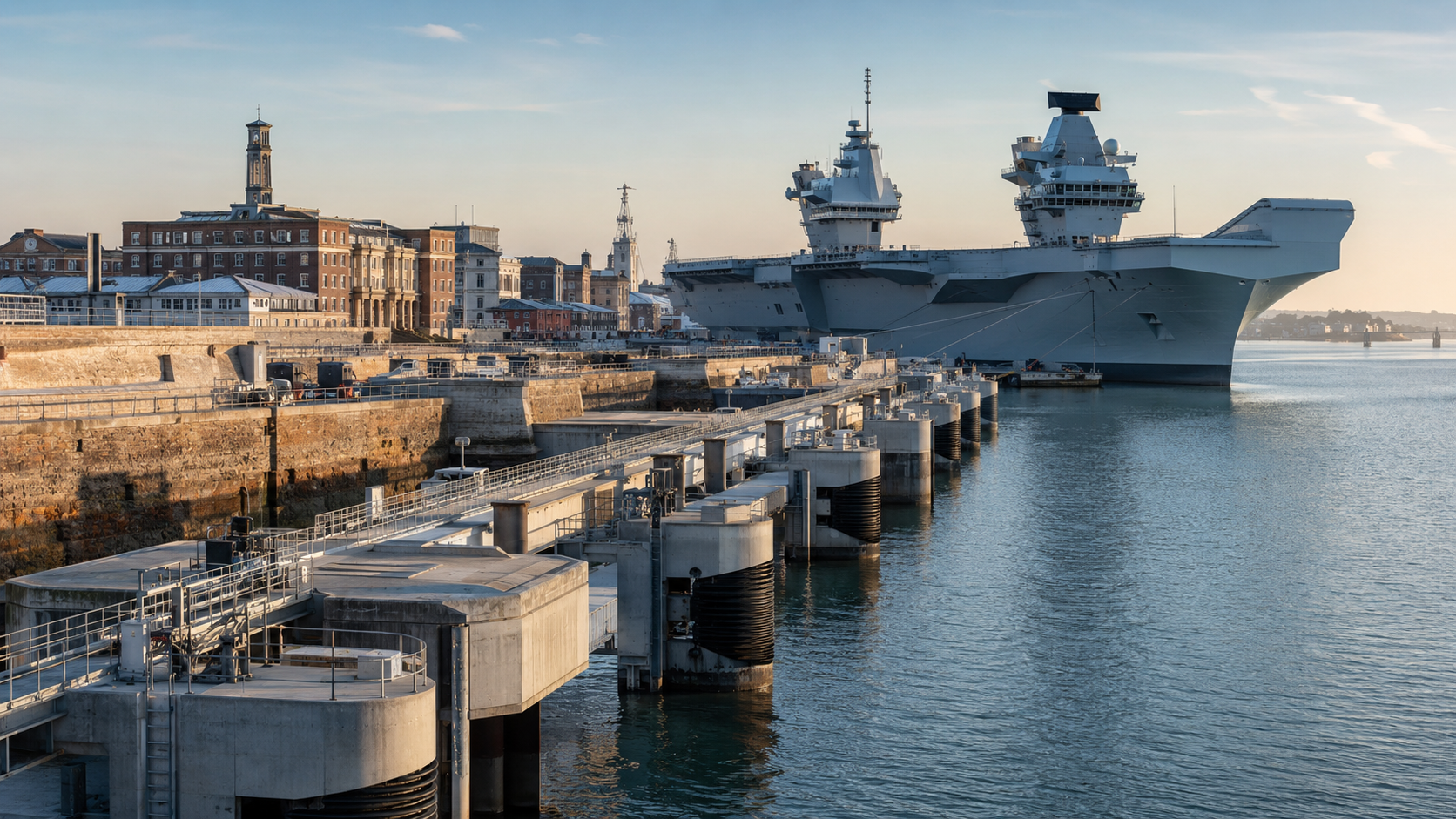 HMNB Portsmouth – Aircraft Carrier Berthing Facilities