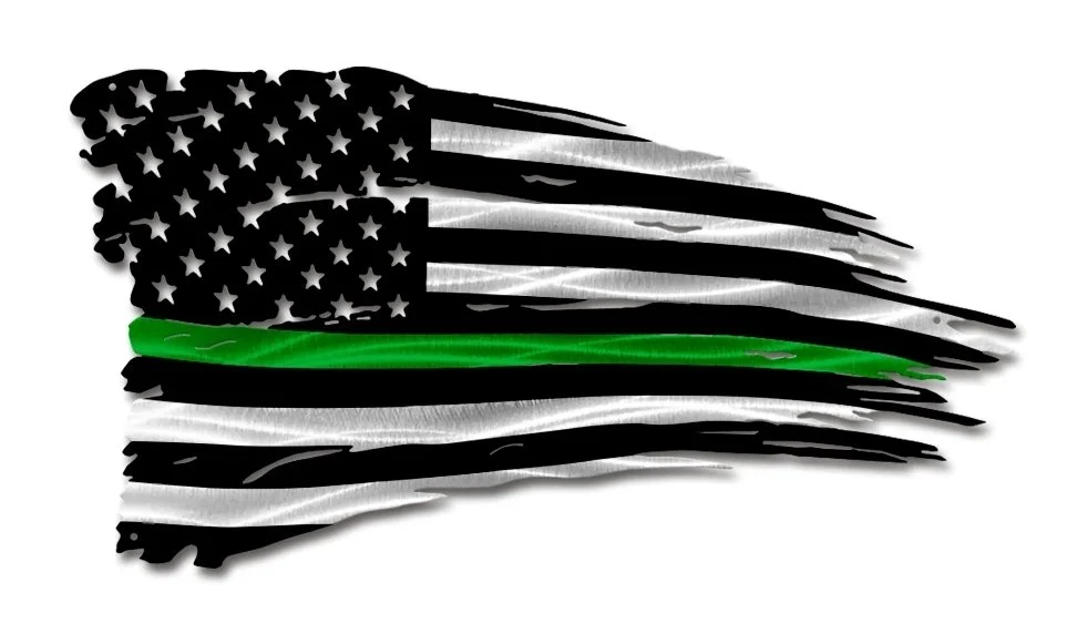 American Flag supporting Military. Absolute Maintenance Solutions is veteran owned and supports the military