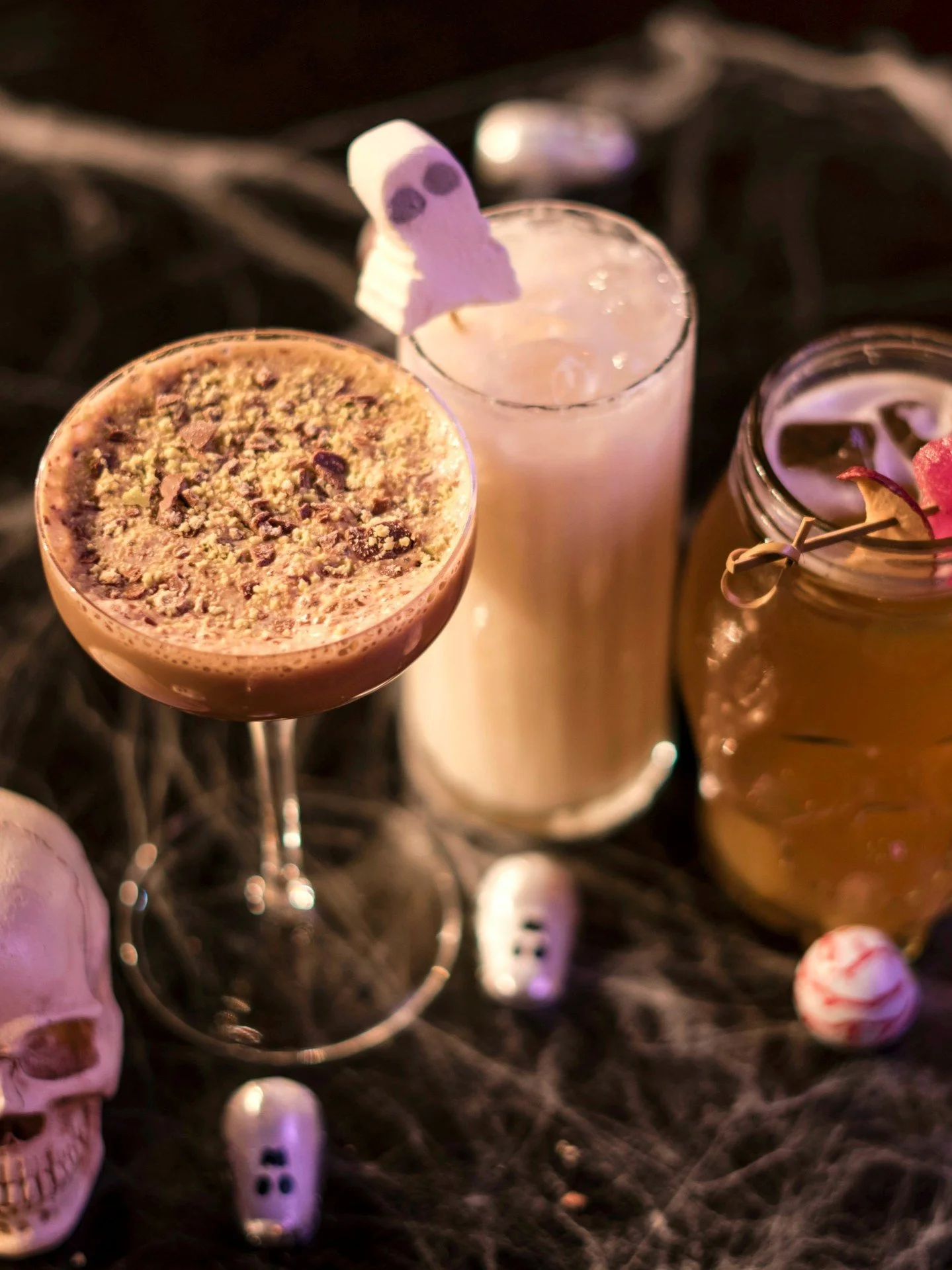 BOO! Did we scare you? Celebrate a sinful Halloweekend in style at Motely with our spooky Halloween cocktails 🎃

👻 Drunken Ghost
🍸 Monster Martini
💀 Apple Bobbing Sour

Book now at the link in our bio.

#Motley #MotleyManchester #YOTEL #Halloween